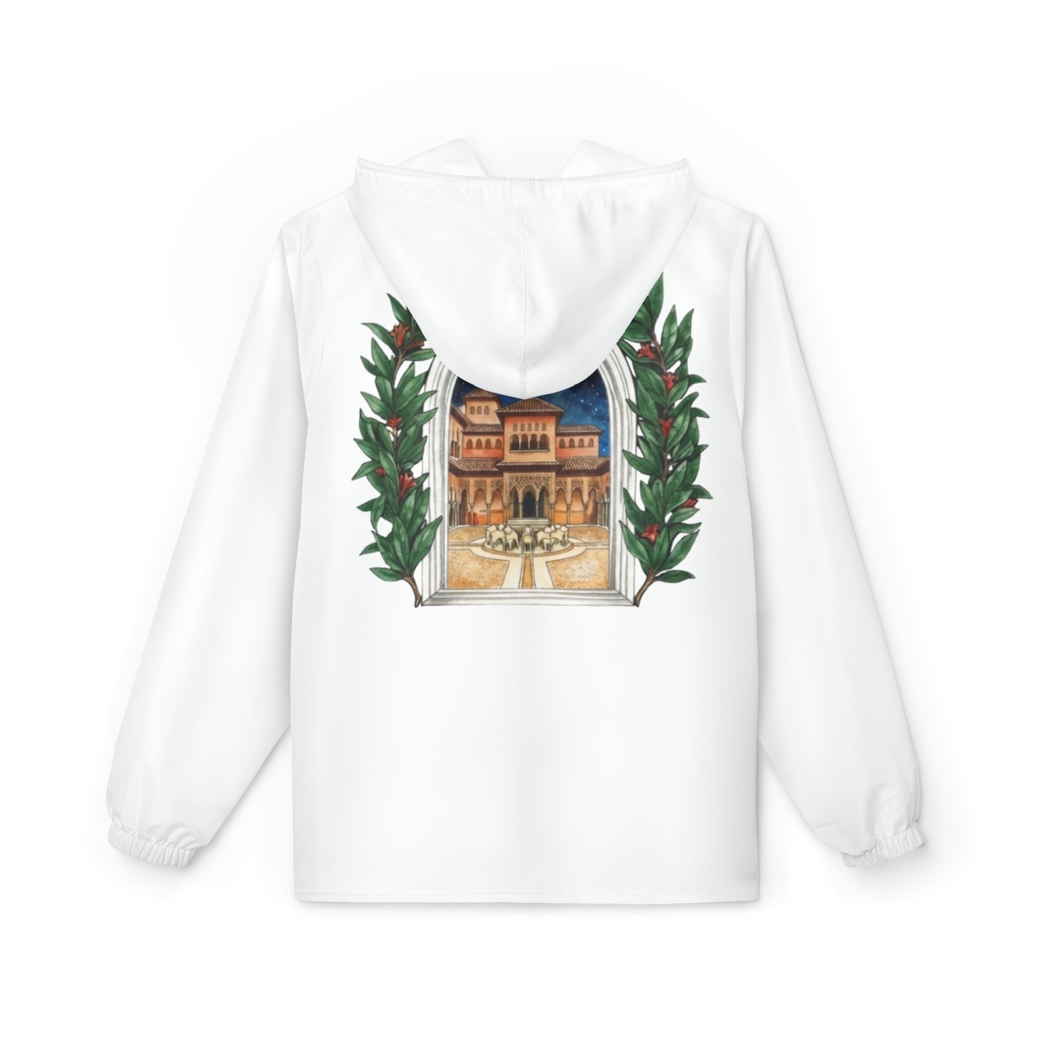 AVENIDA GRANADA WHITE EDITION Mediterranean Courtyard Windbreaker Jacket - Image 3