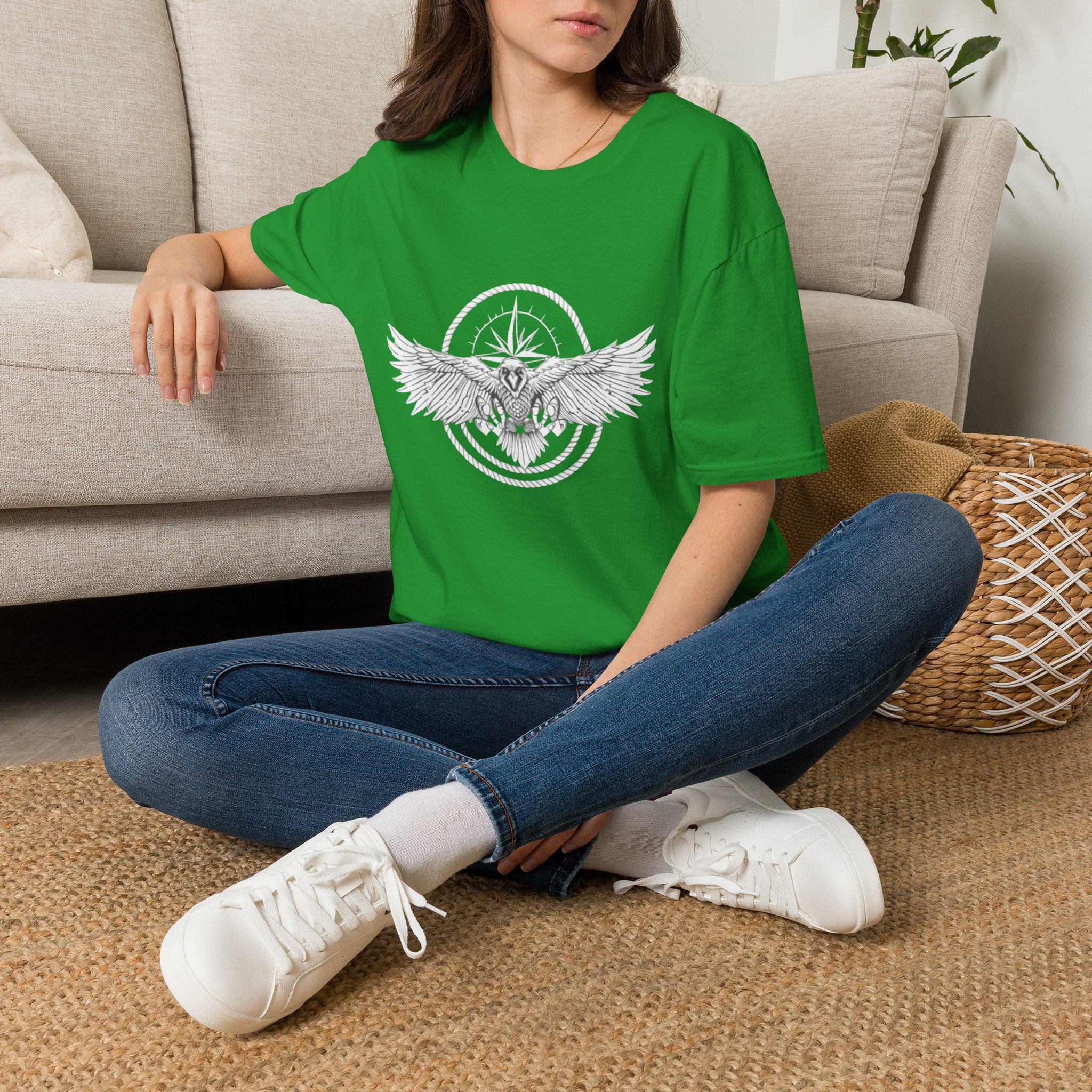 Traveler Raven T-Shirt | Adventure Apparel | Unisex Heavy Cotton Tee - Image 20