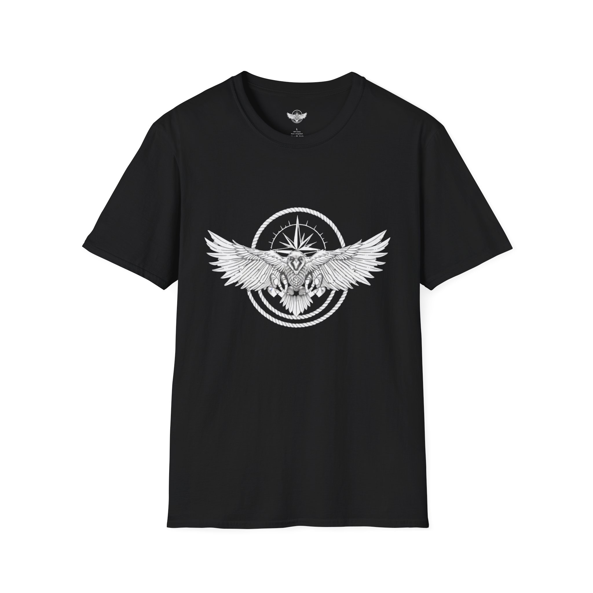 Traveler Raven T-Shirt | Adventure Apparel | Unisex Heavy Cotton Tee - Image 4