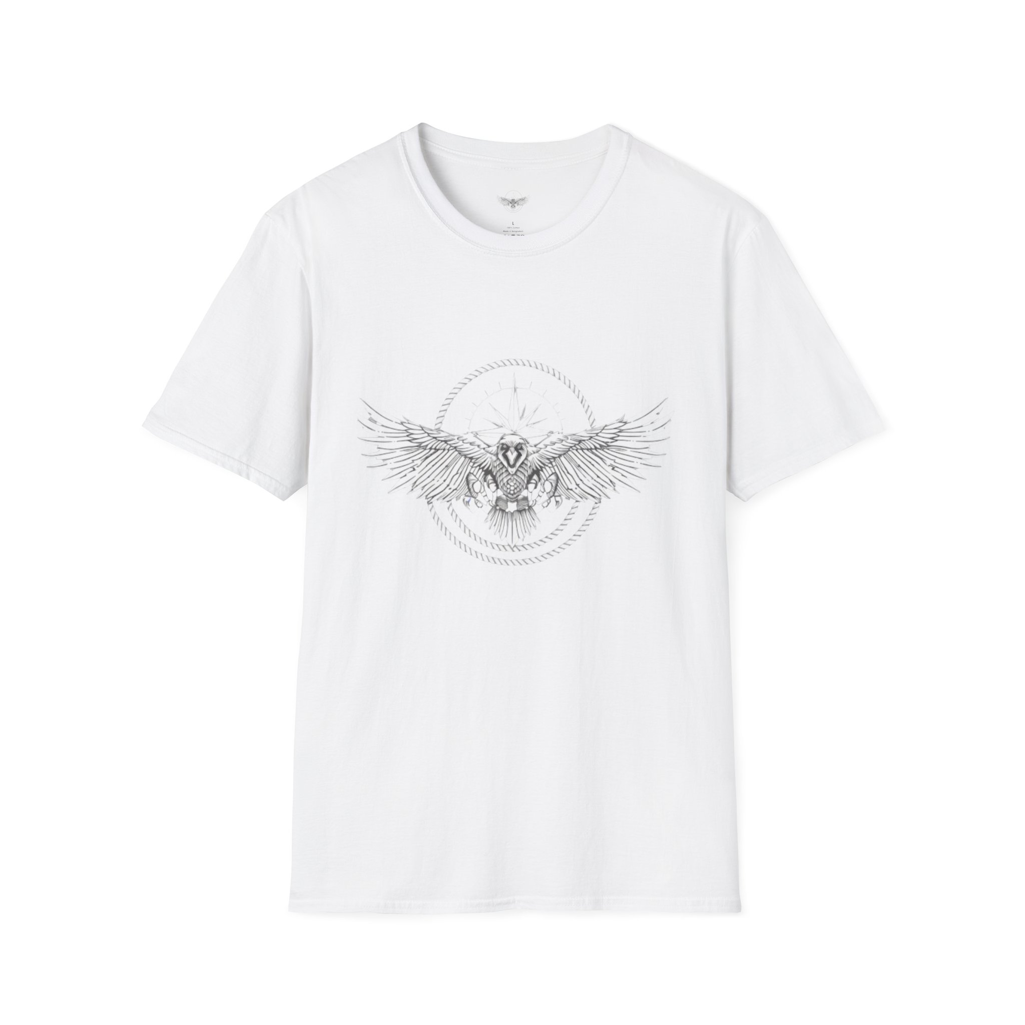 Traveler Raven T-Shirt | Adventure Apparel | Unisex Heavy Cotton Tee - Image 8