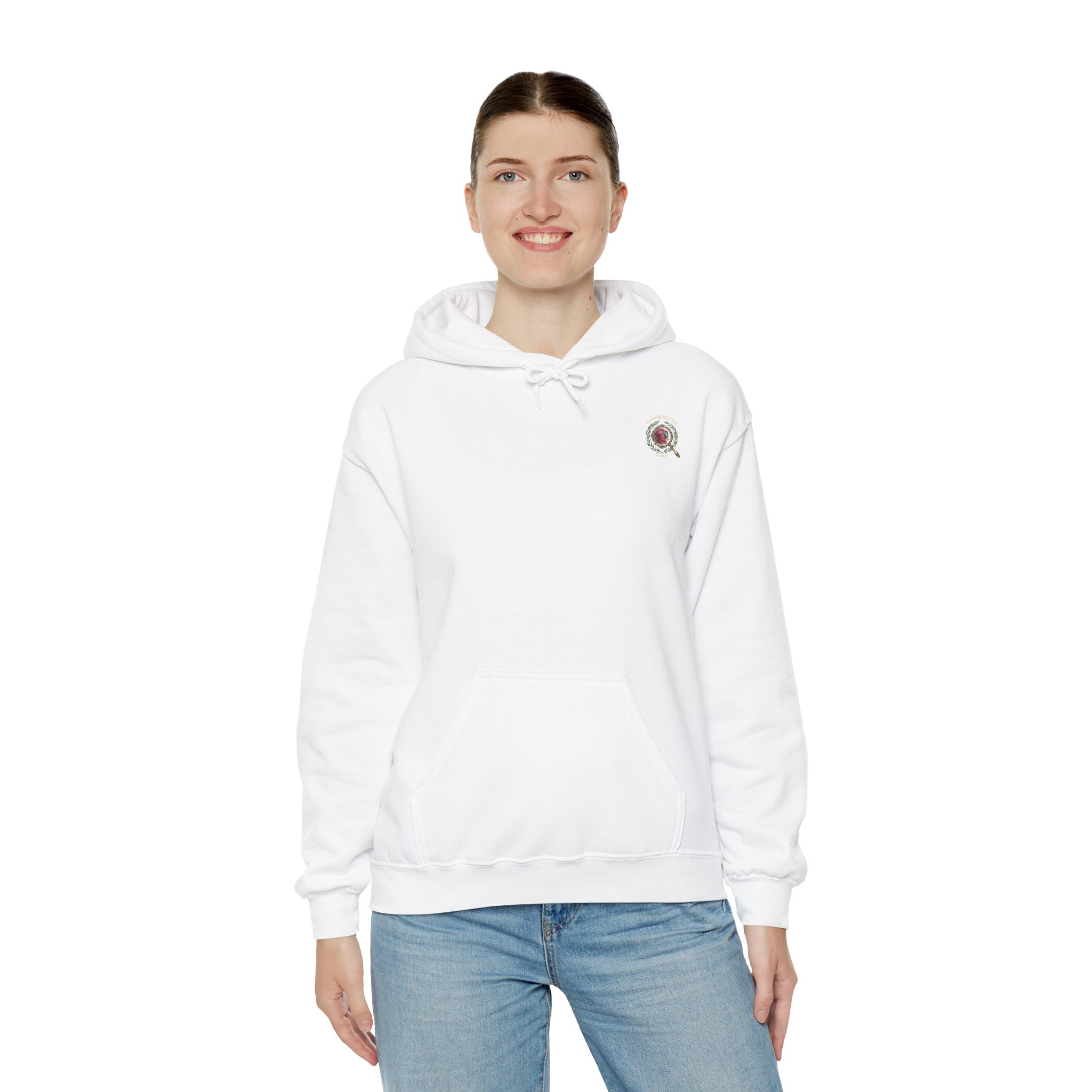 FLOWER FLUTTER FINDER COLLECTION HOODIE — Unisex Classic Pullover Hoodie - Image 13