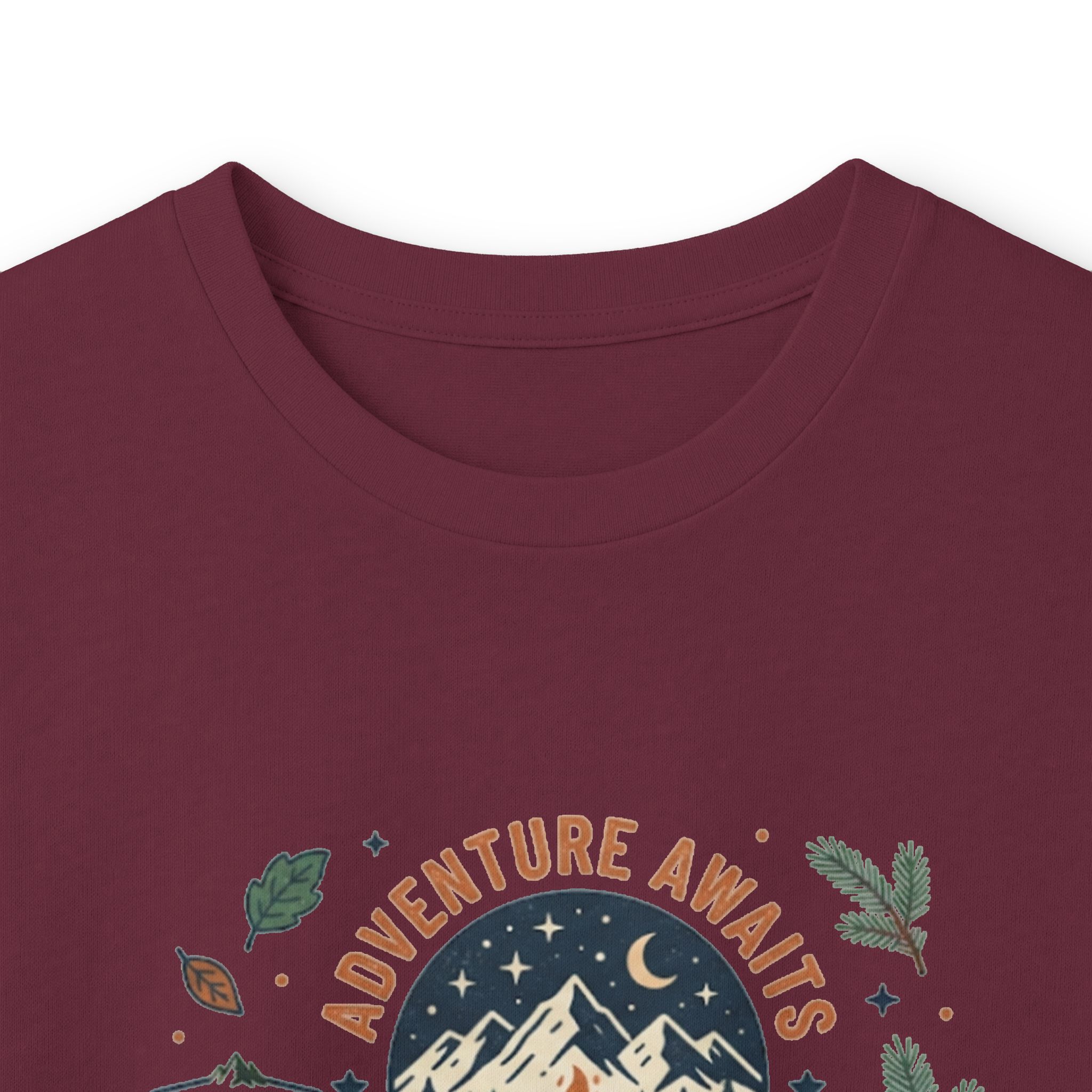 Northern Paths Nature Long Sleeve Tee — Adventure Patch Graphic - Image 4