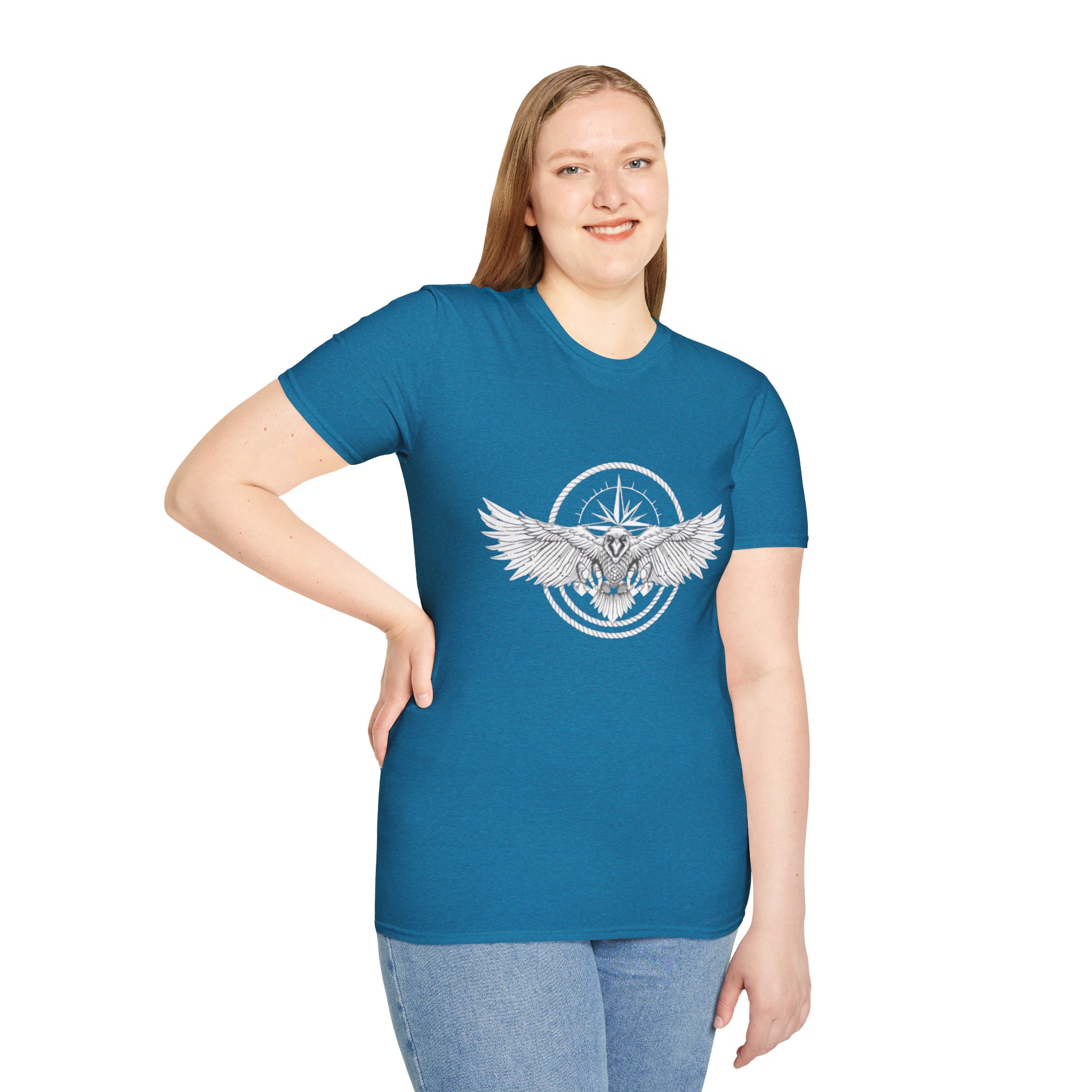 Traveler Raven T-Shirt | Adventure Apparel | Unisex Heavy Cotton Tee - Image 31