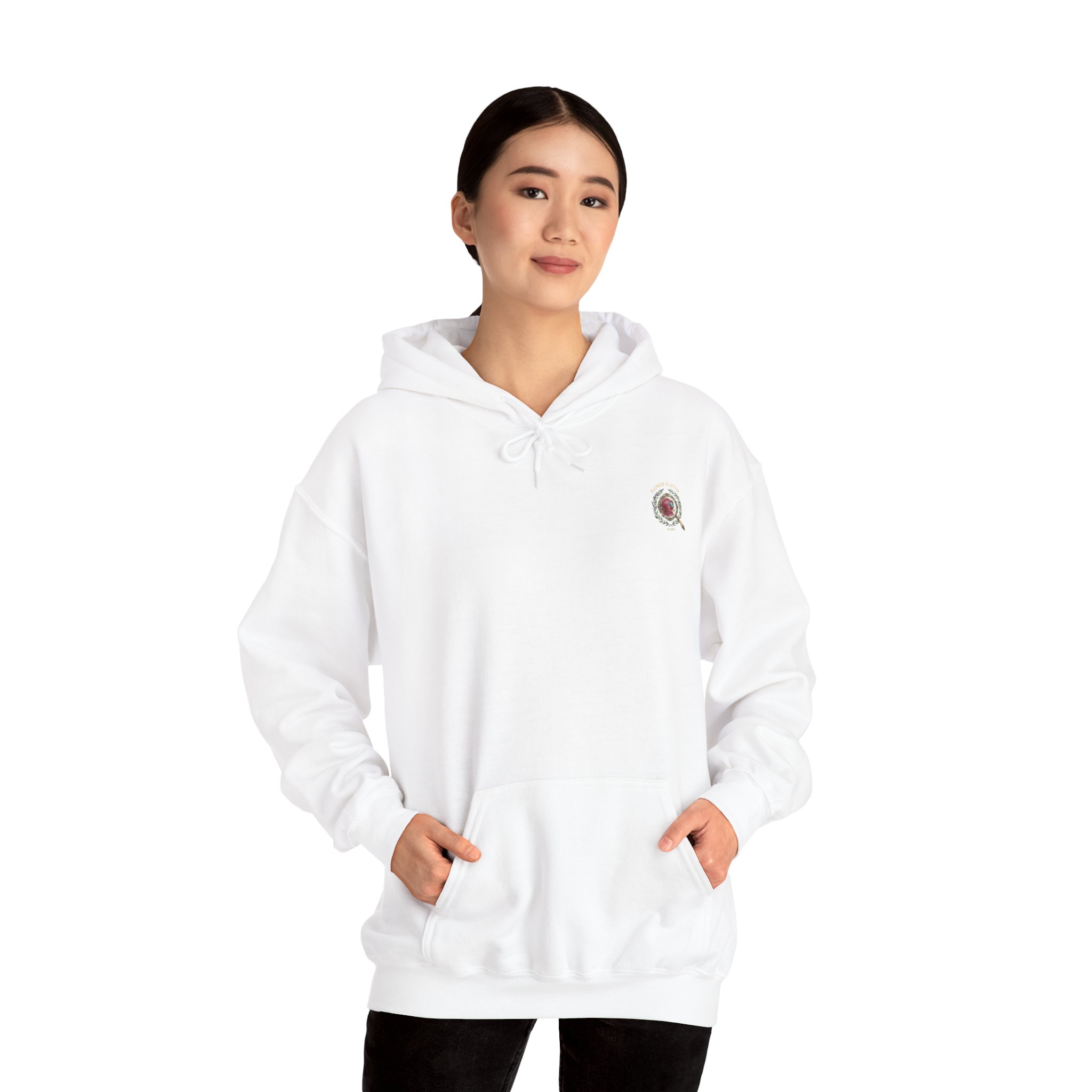 FLOWER FLUTTER FINDER COLLECTION HOODIE — Unisex Classic Pullover Hoodie - Image 15