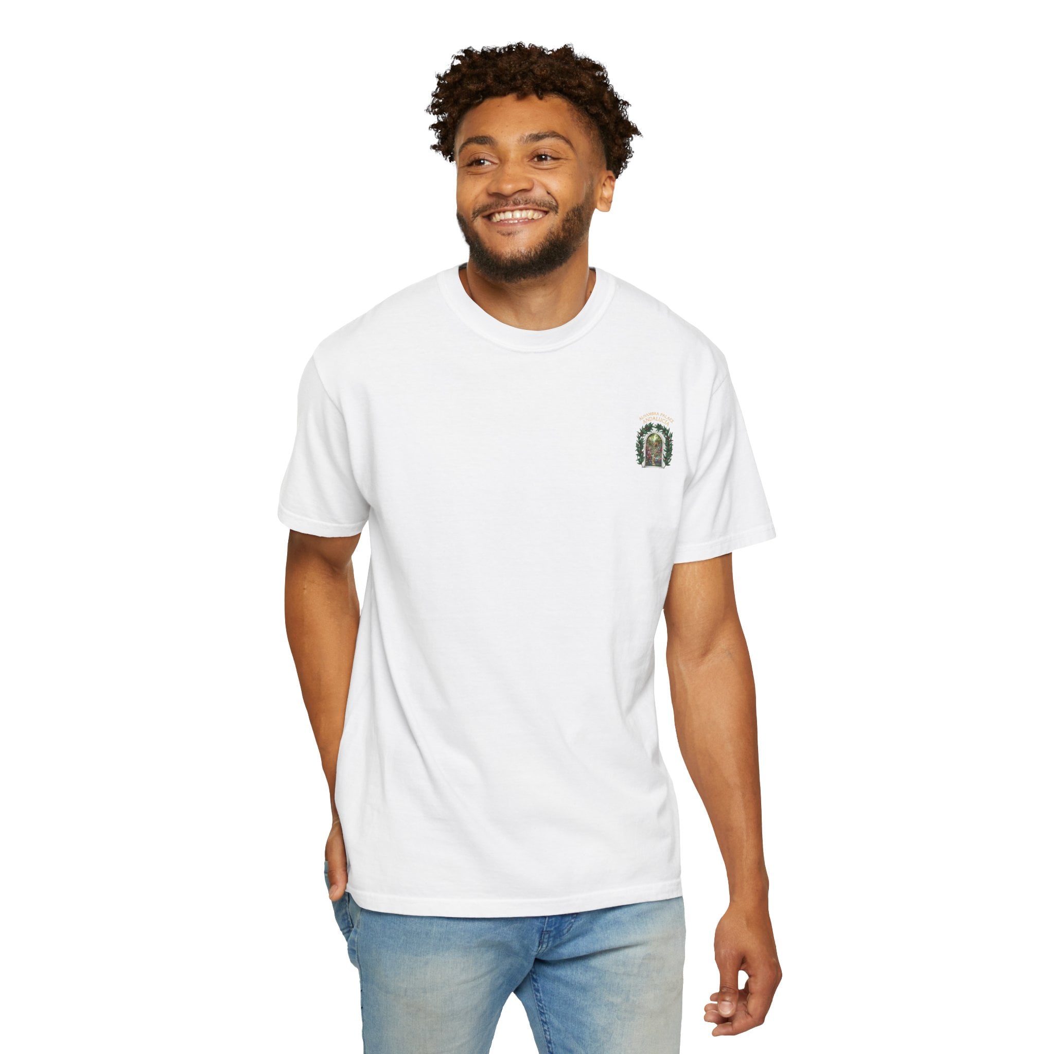 ALHAMBRA PALACE ANDALUCIA T‑Shirt — Vintage Floral Arch Travel Tee - Image 13