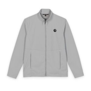 Men's Soft Shell Jacket Archishop Collection — Minimal Clover Chest Logo, Lightweight Windproof Outerwear