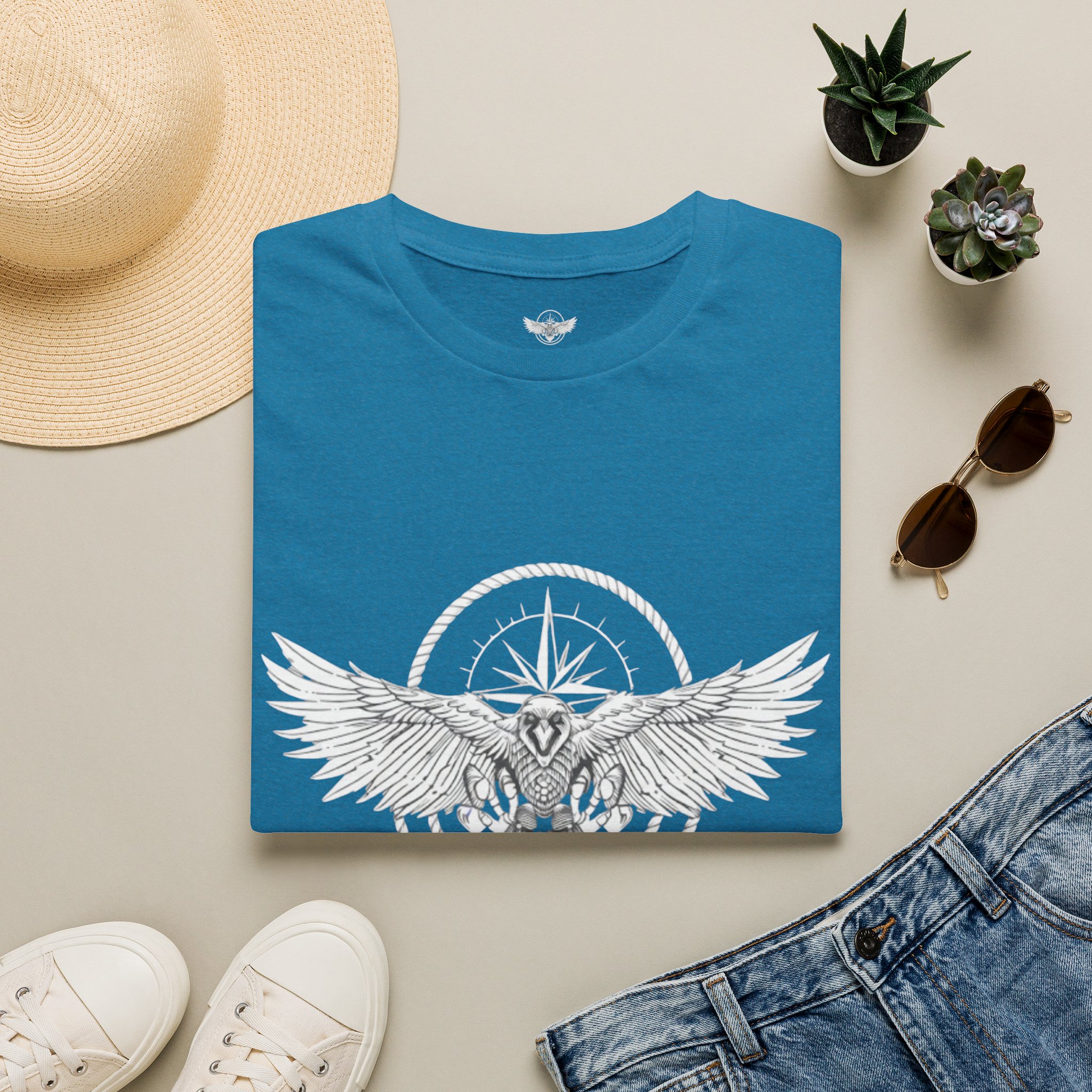 Traveler Raven T-Shirt | Adventure Apparel | Unisex Heavy Cotton Tee - Image 27