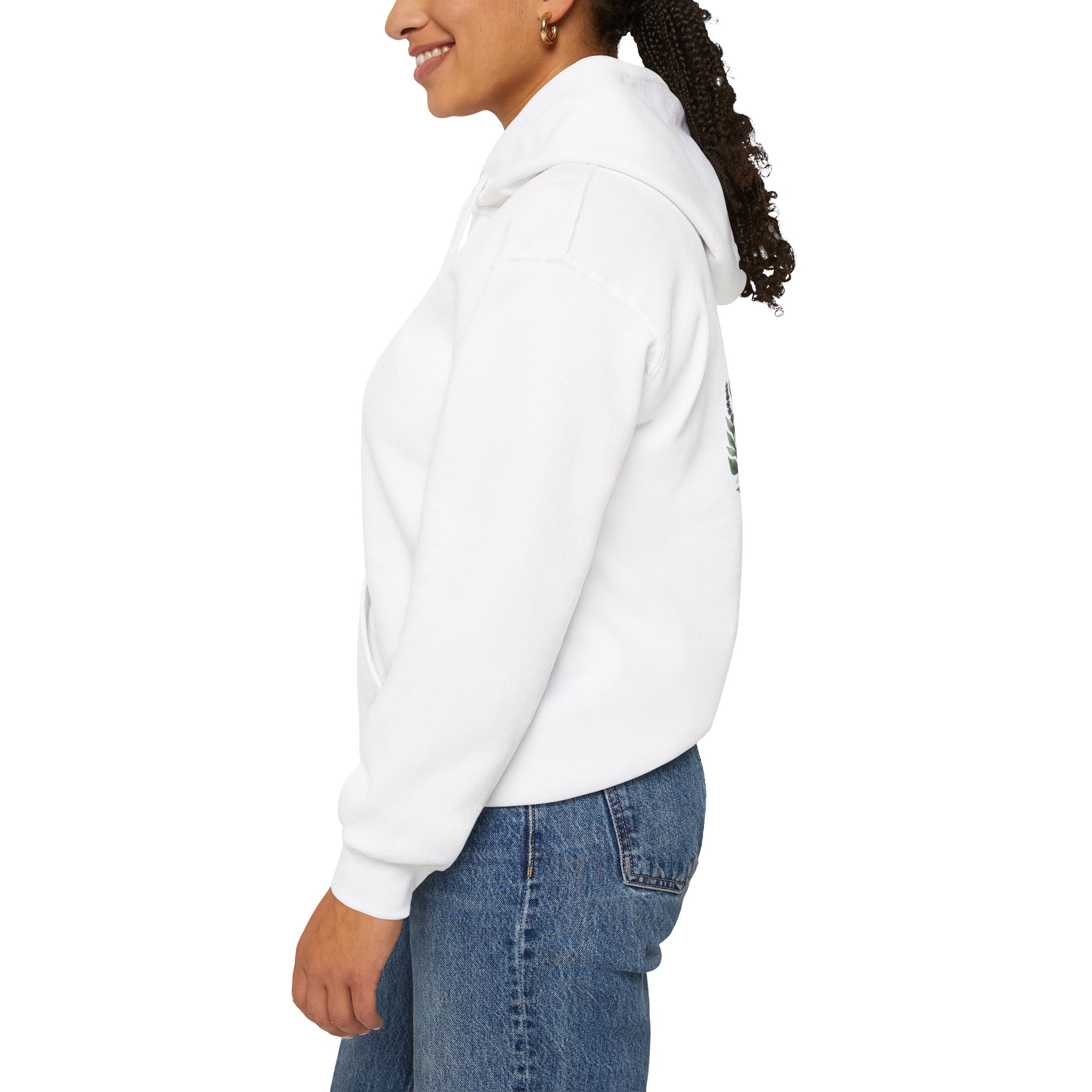 FLOWER FLUTTER FINDER COLLECTION HOODIE — Unisex Classic Pullover Hoodie - Image 10