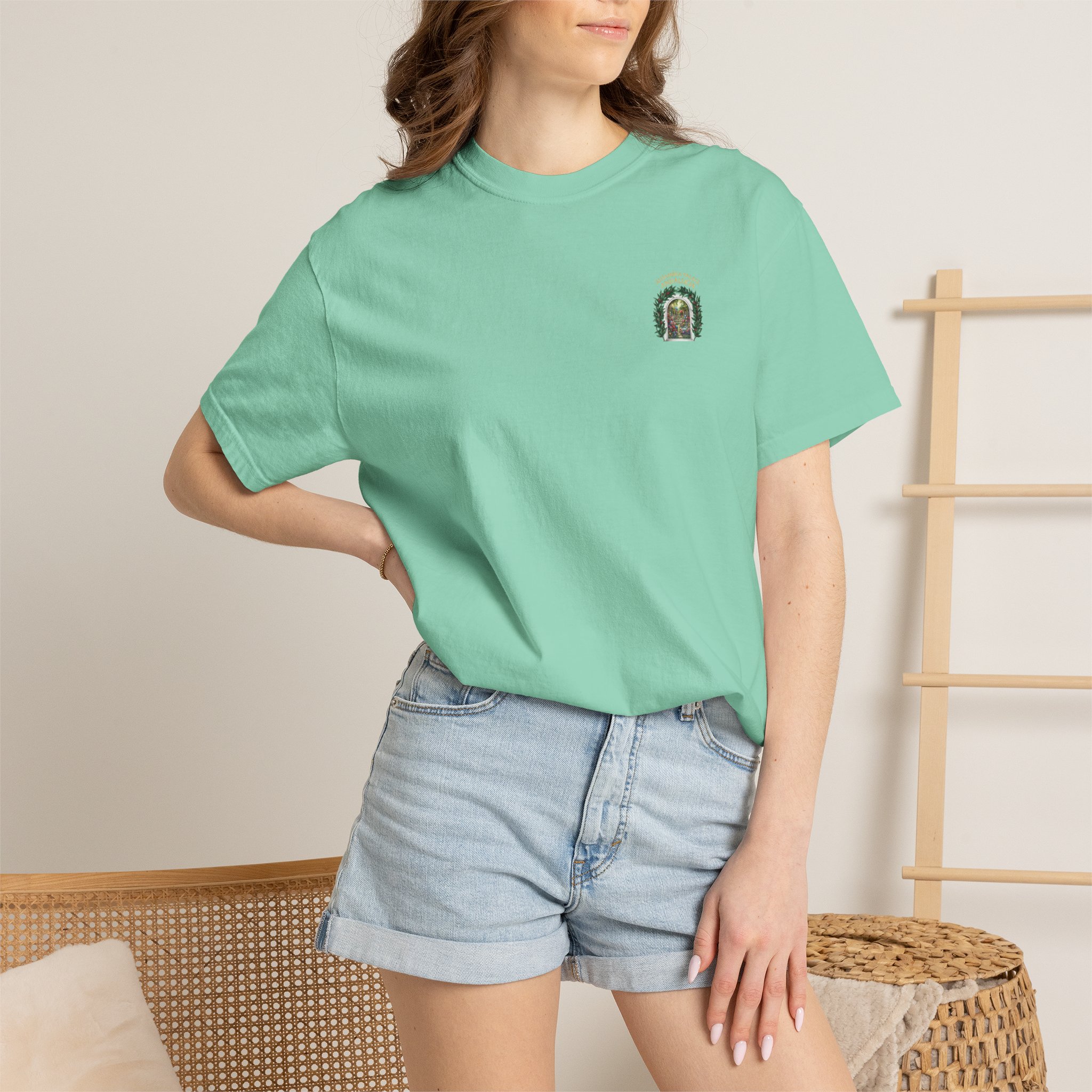 ALHAMBRA PALACE ANDALUCIA T‑Shirt — Vintage Floral Arch Travel Tee - Image 60