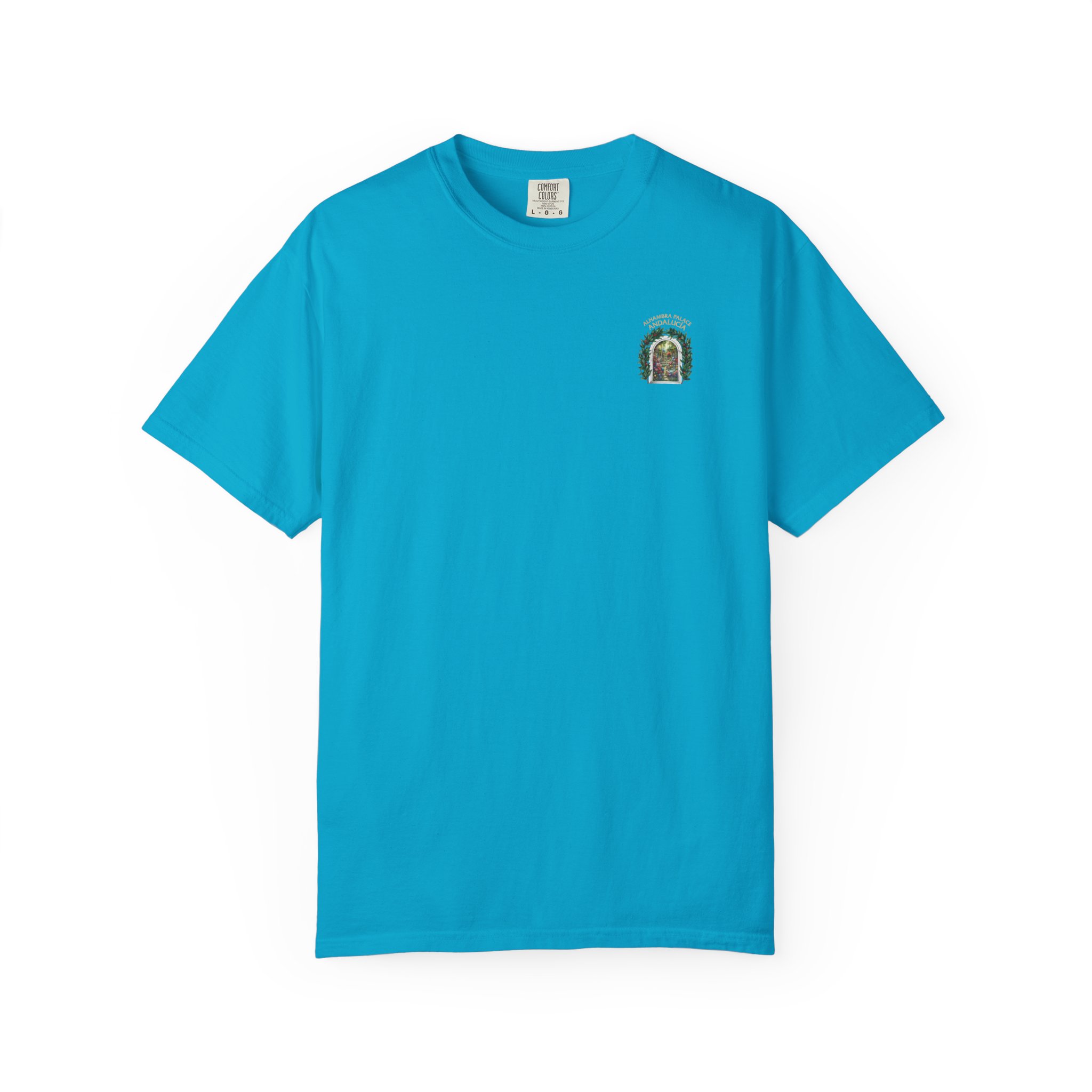 ALHAMBRA PALACE ANDALUCIA T‑Shirt — Vintage Floral Arch Travel Tee - Image 64