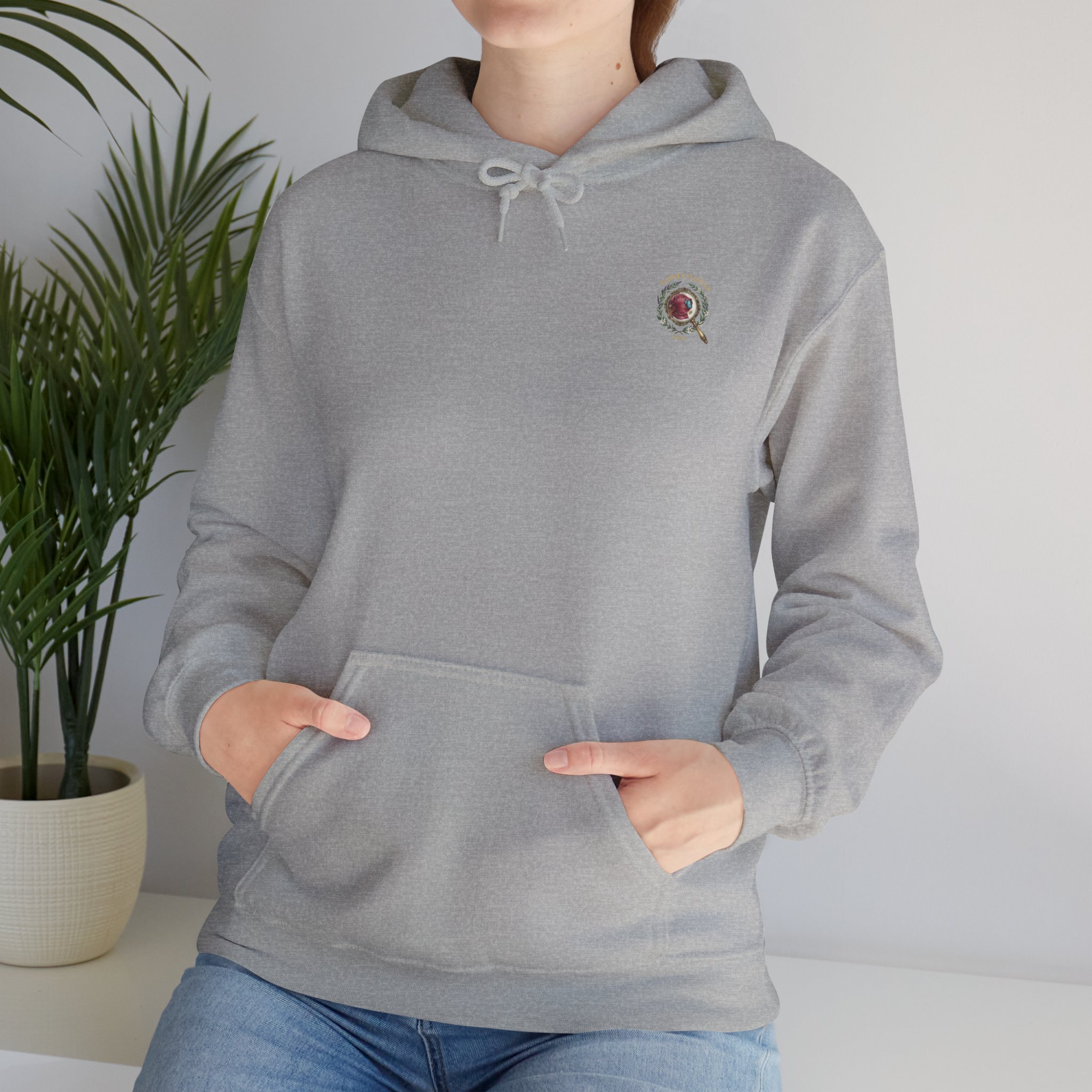 FLOWER FLUTTER FINDER COLLECTION HOODIE — Unisex Classic Pullover Hoodie - Image 24