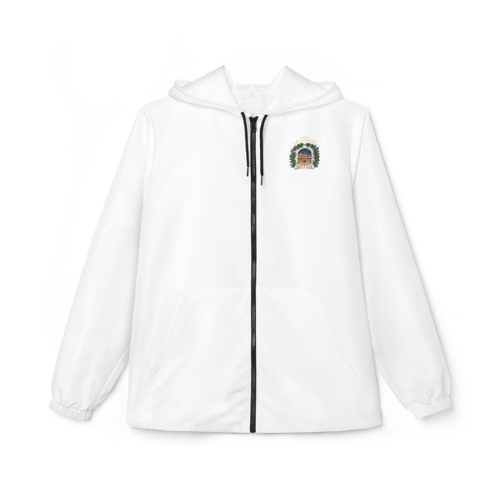 AVENIDA GRANADA WHITE EDITION Mediterranean Courtyard Windbreaker Jacket - Image 2