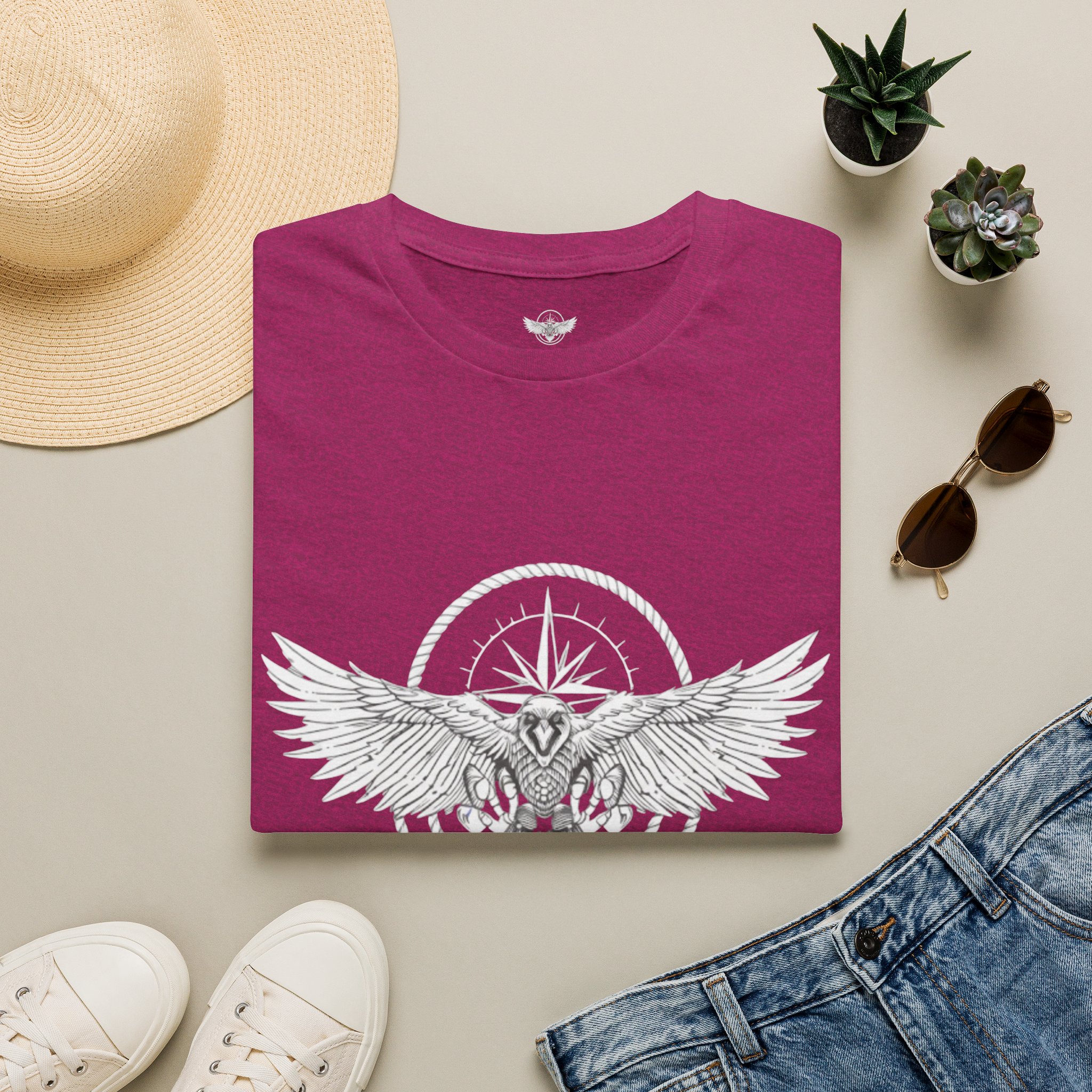 Traveler Raven T-Shirt | Adventure Apparel | Unisex Heavy Cotton Tee - Image 14