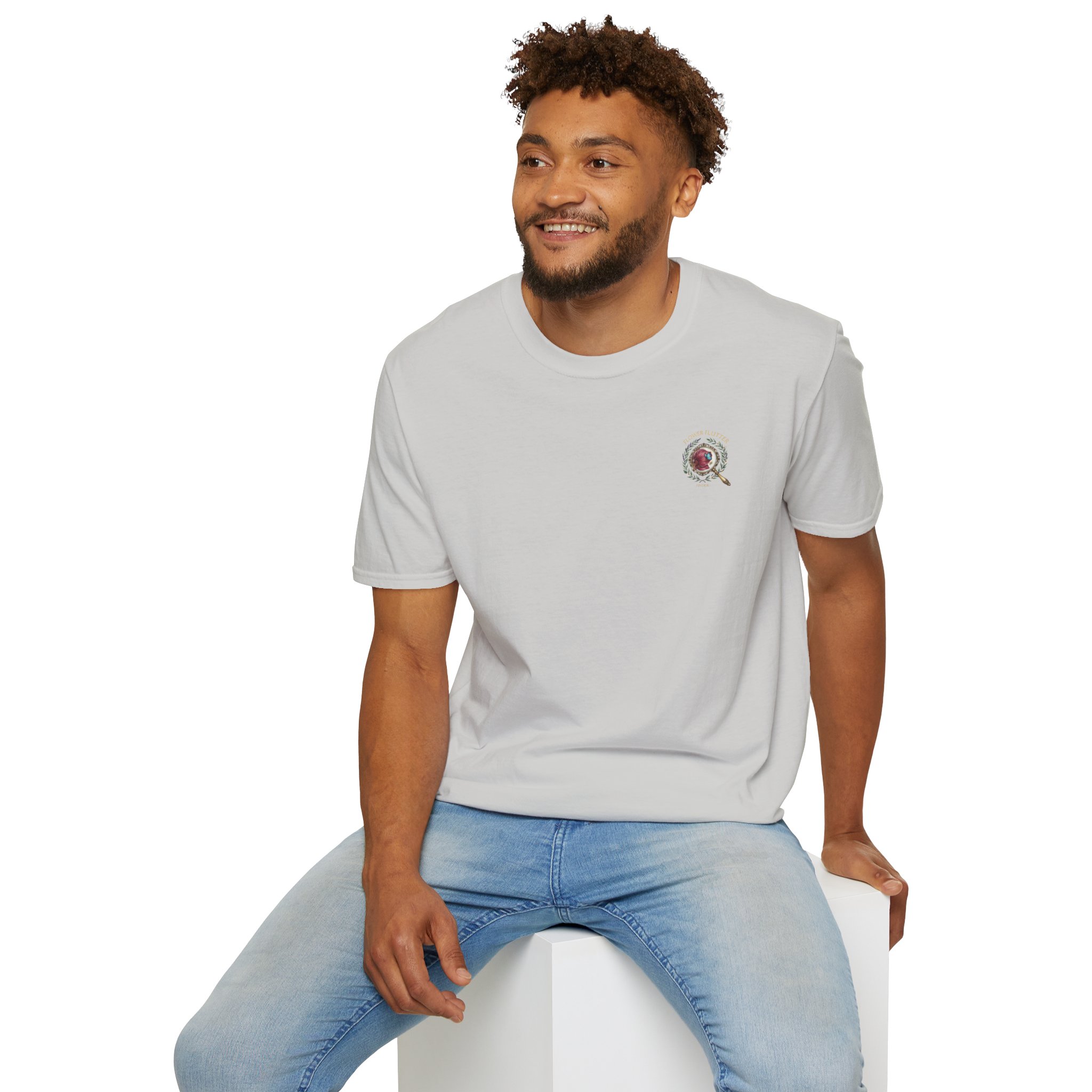 FLOWER FLUTTER FINDER T-shirt — Premium Tee - Image 2