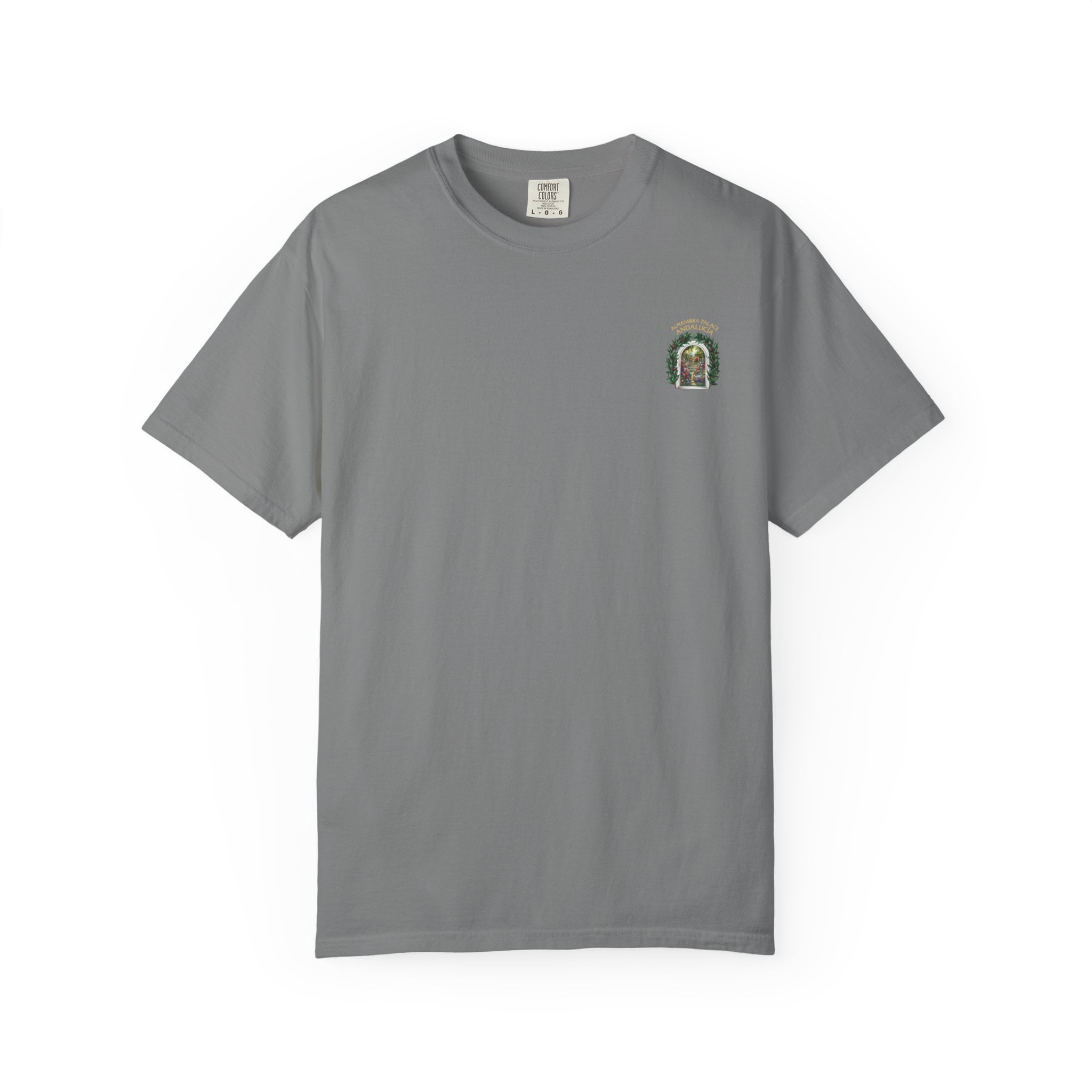 ALHAMBRA PALACE ANDALUCIA T‑Shirt — Vintage Floral Arch Travel Tee - Image 43