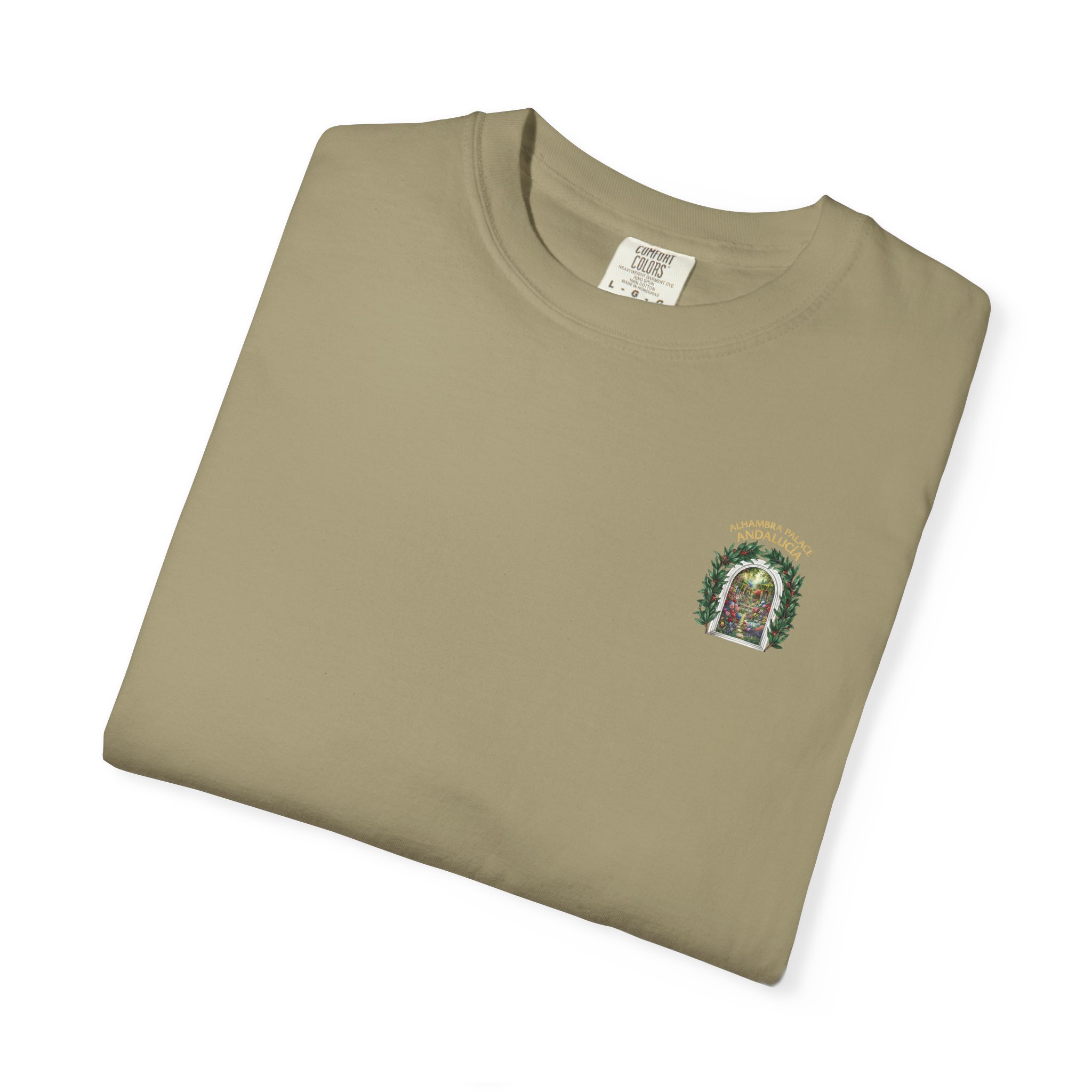 ALHAMBRA PALACE ANDALUCIA T‑Shirt — Vintage Floral Arch Travel Tee - Image 31