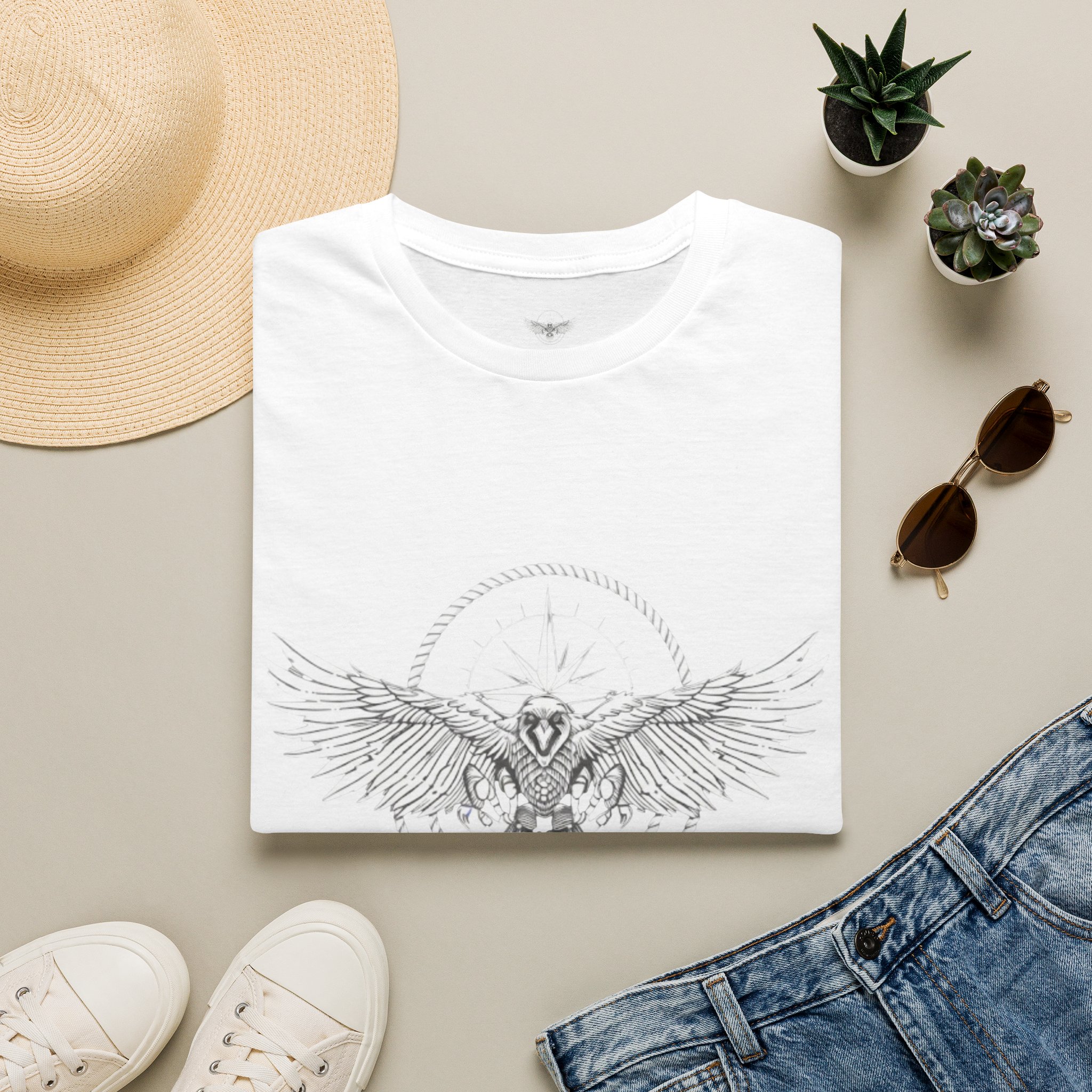 Traveler Raven T-Shirt | Adventure Apparel | Unisex Heavy Cotton Tee - Image 6