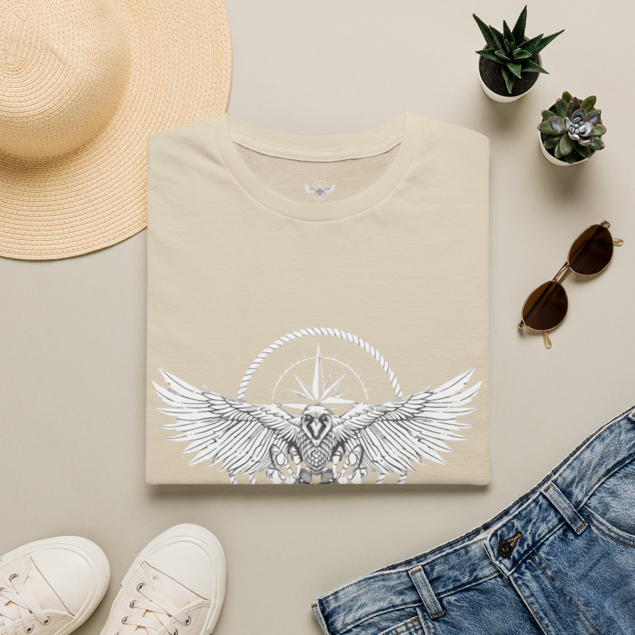 Traveler Raven T-Shirt | Adventure Apparel | Unisex Heavy Cotton Tee - Image 10