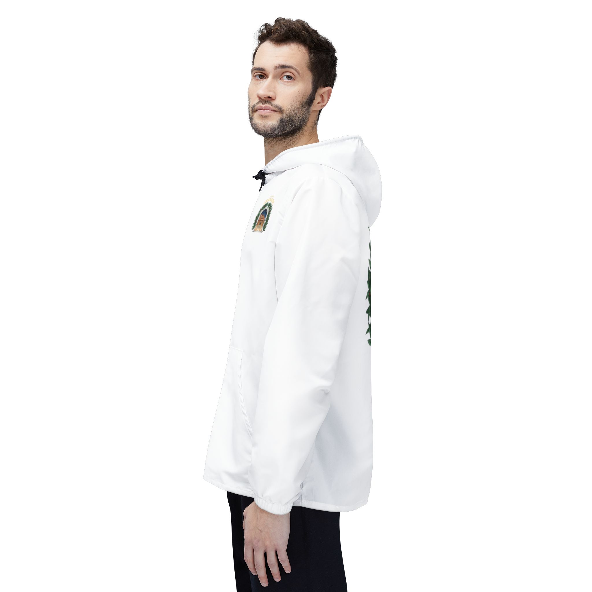 AVENIDA GRANADA WHITE EDITION Mediterranean Courtyard Windbreaker Jacket - Image 9