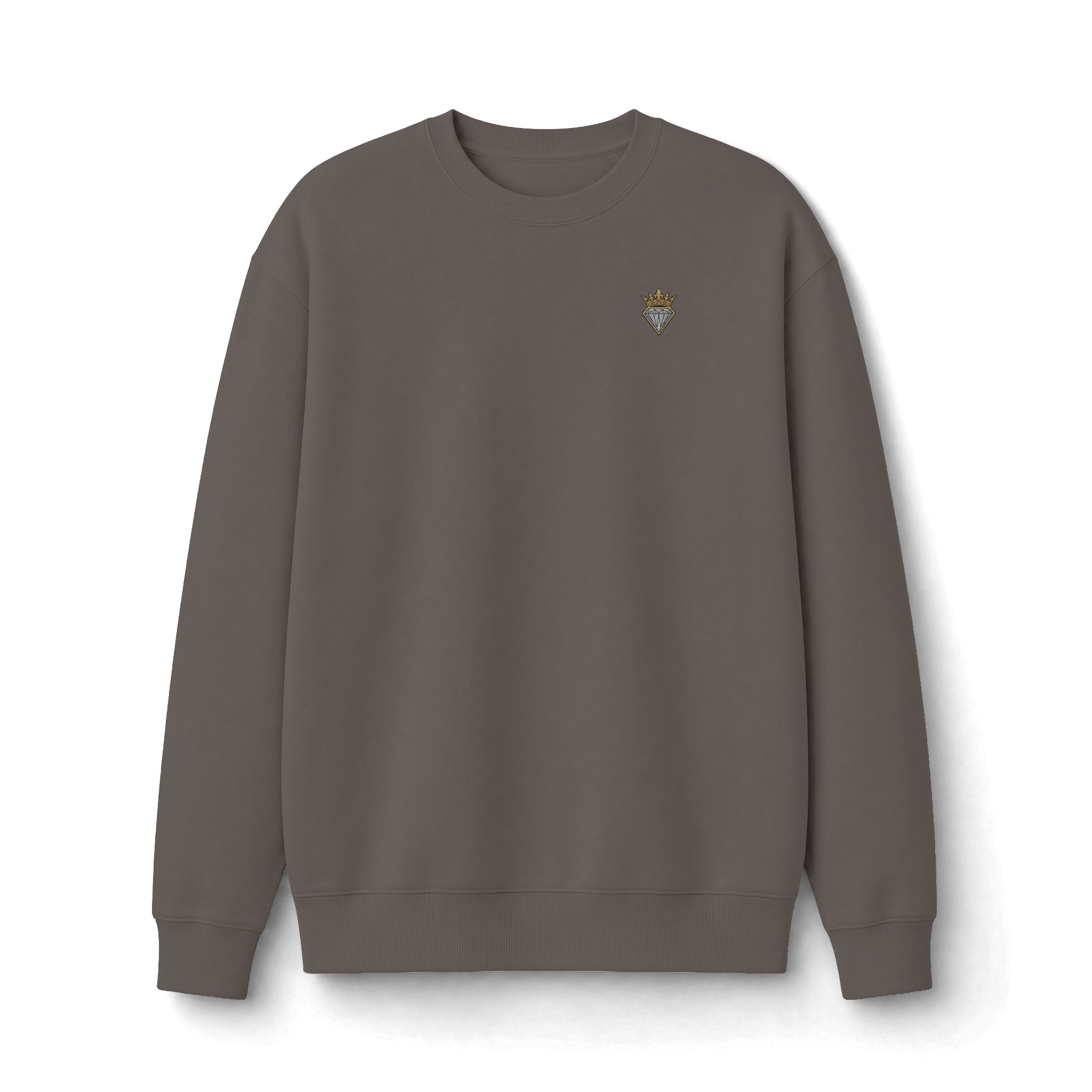 DIAMOND WINTER CO Minimal Crown Chest Logo Sweatshirt - Image 9