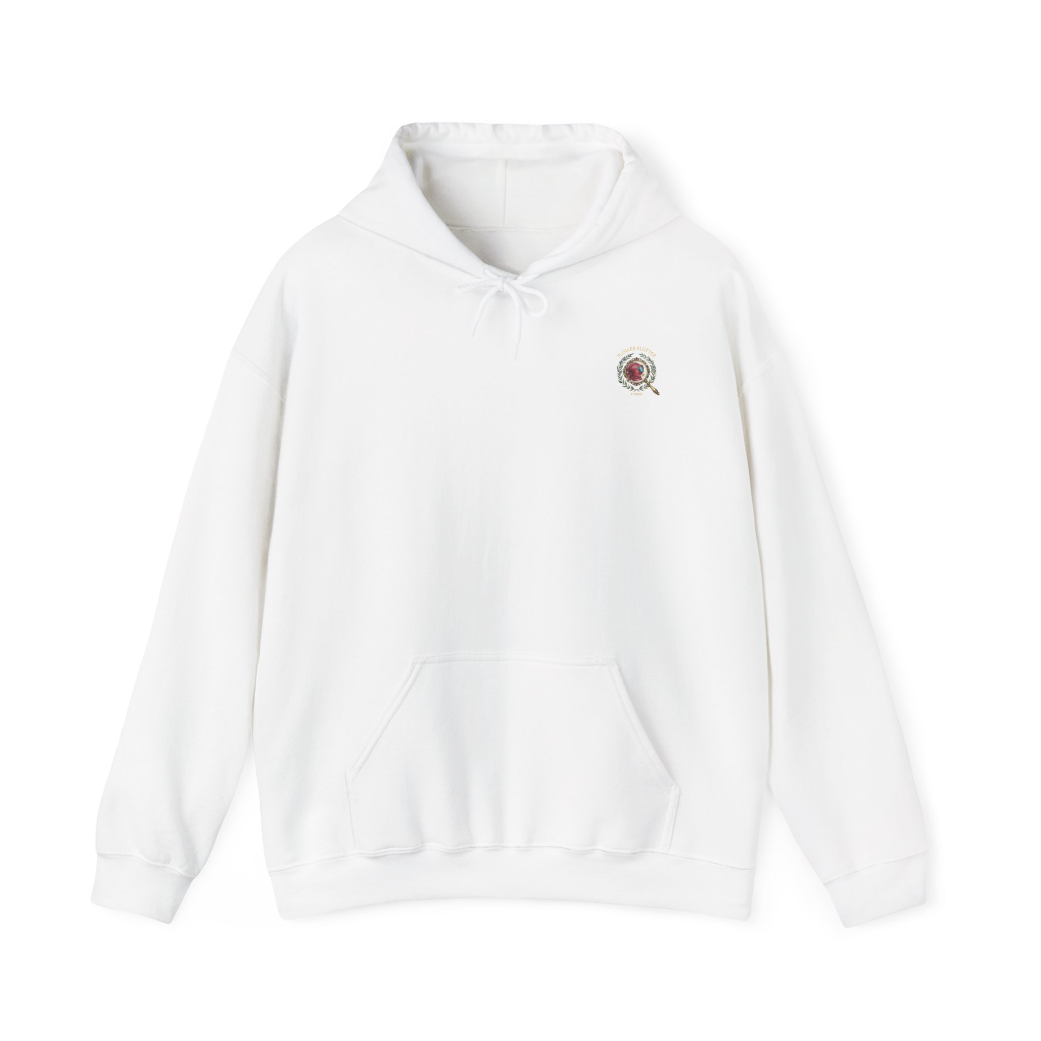 FLOWER FLUTTER FINDER COLLECTION HOODIE — Unisex Classic Pullover Hoodie - Image 3