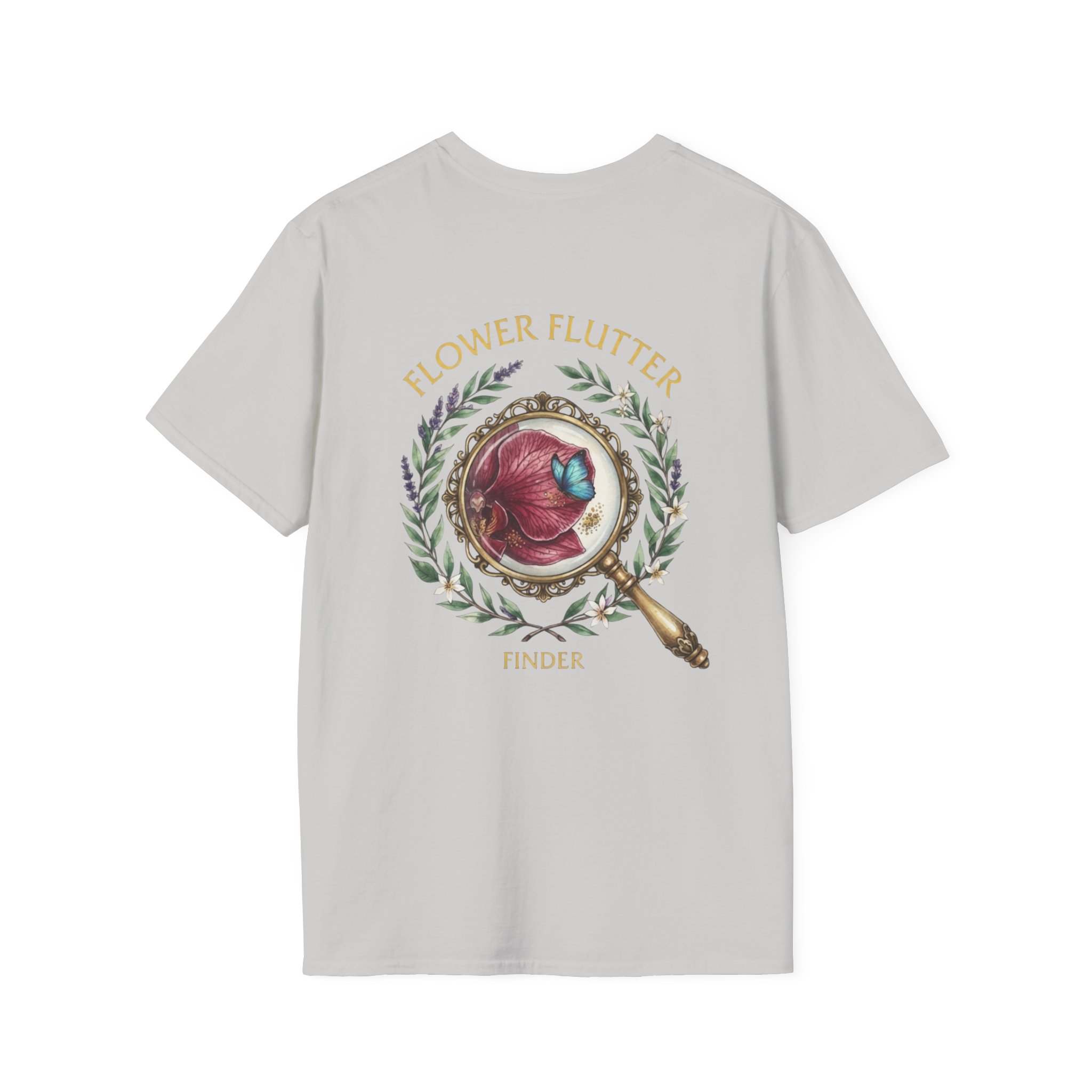 FLOWER FLUTTER FINDER T-shirt — Premium Tee - Image 8