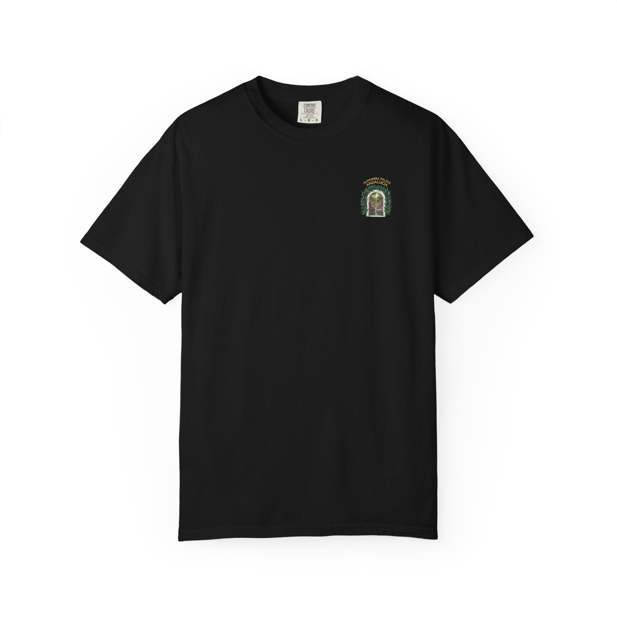ALHAMBRA PALACE ANDALUCIA T‑Shirt — Vintage Floral Arch Travel Tee - Image 92