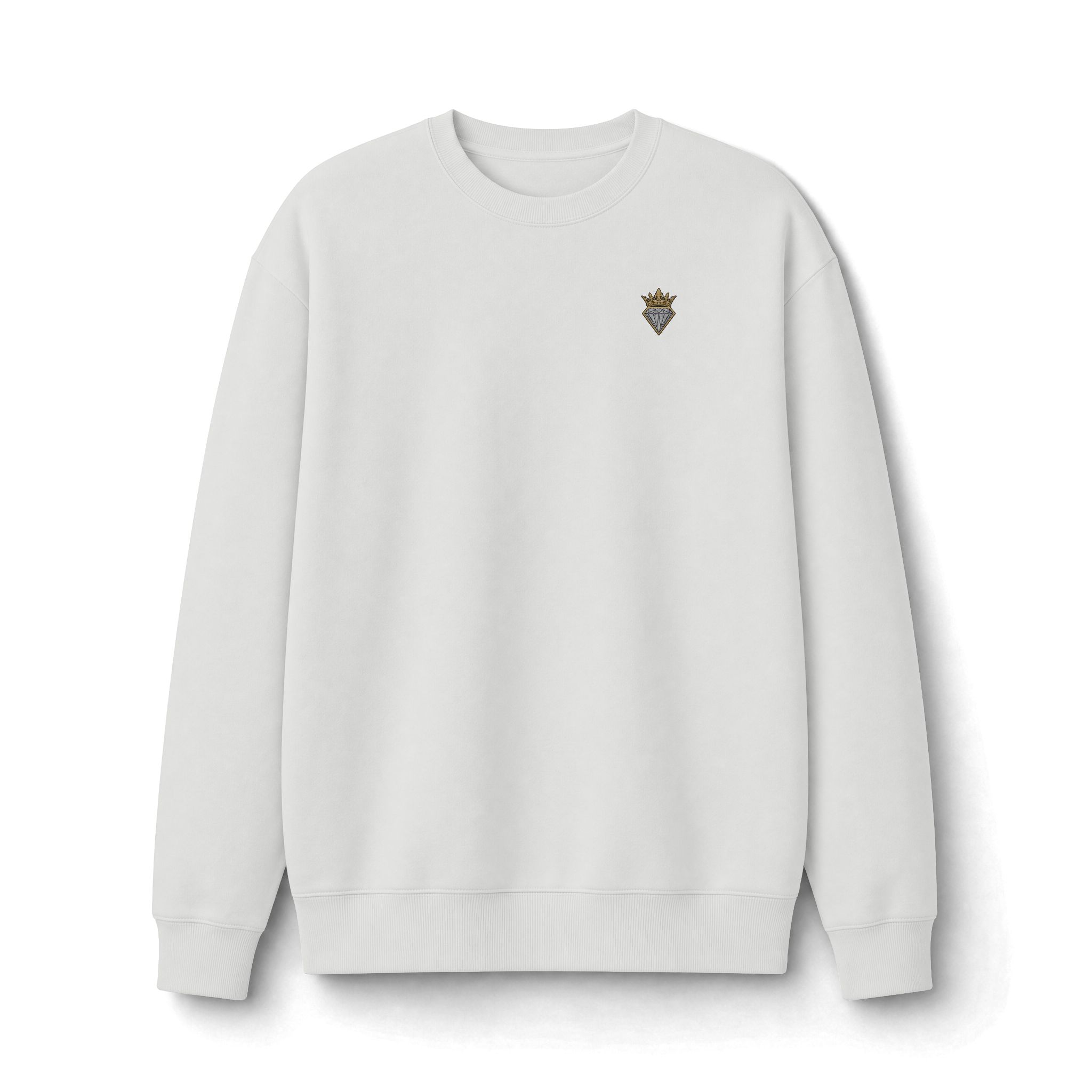 DIAMOND WINTER CO Minimal Crown Chest Logo Sweatshirt - Image 11