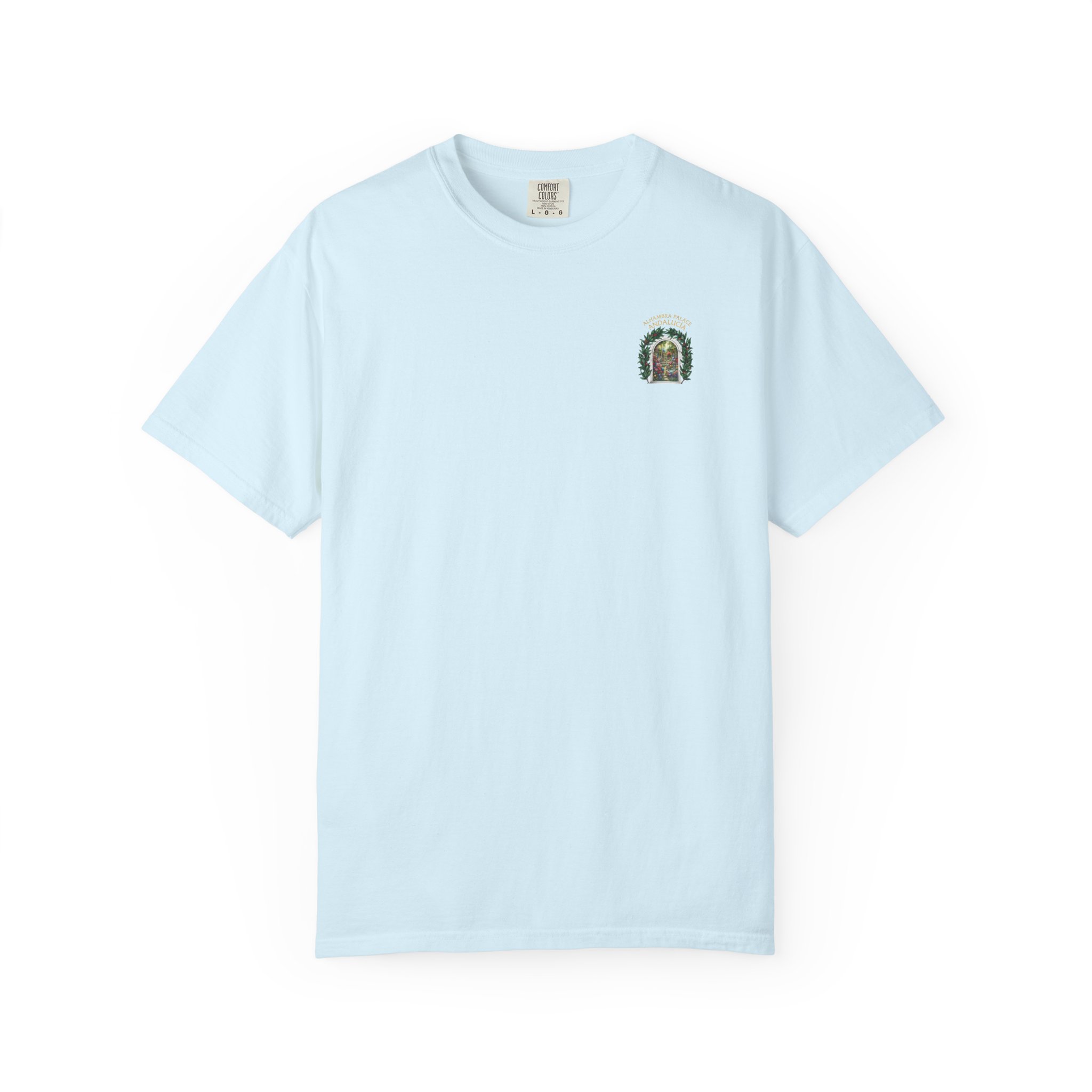 ALHAMBRA PALACE ANDALUCIA T‑Shirt — Vintage Floral Arch Travel Tee - Image 71