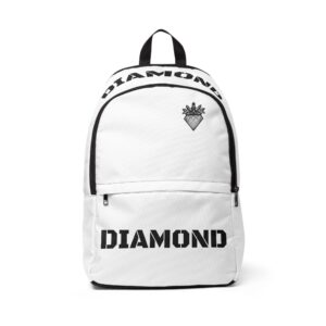 DIAMOND AND CO BACKPACK WHITE EDITION — White Fabric School & Everyday Bag