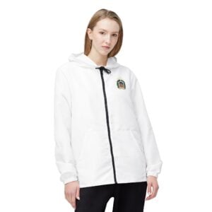AVENIDA GRANADA WHITE EDITION Mediterranean Courtyard Windbreaker Jacket