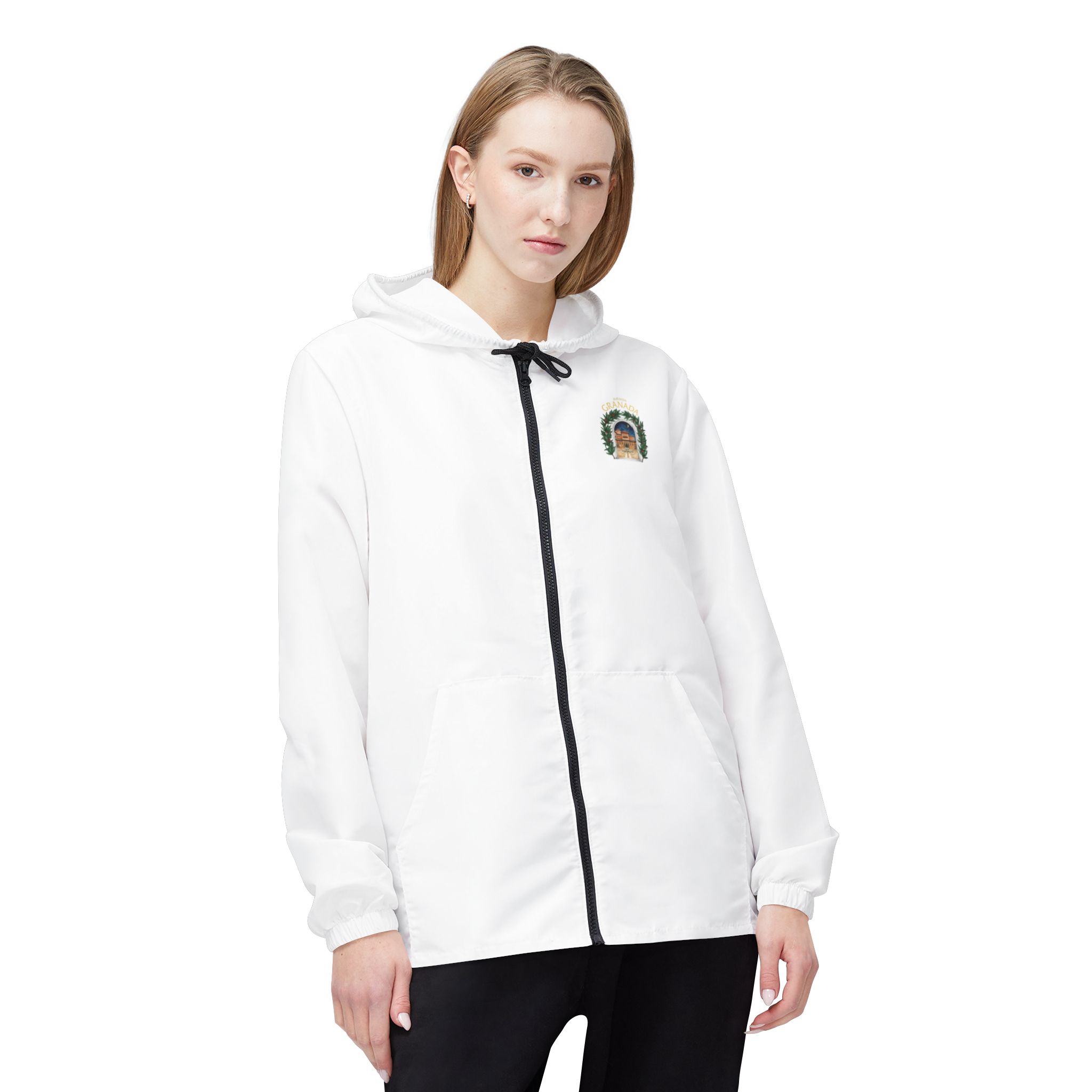 AVENIDA GRANADA WHITE EDITION Mediterranean Courtyard Windbreaker Jacket