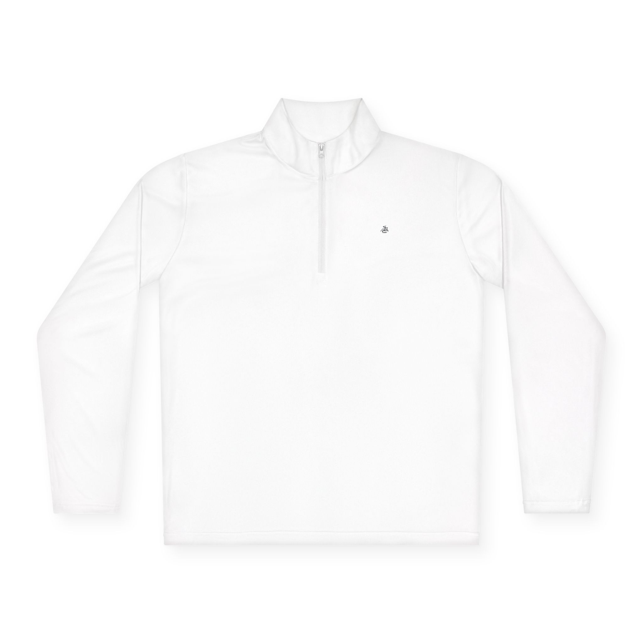 THE KNIGHT OF THE LIGHT CO — Classic White Quarter-Zip Pullover - Image 2