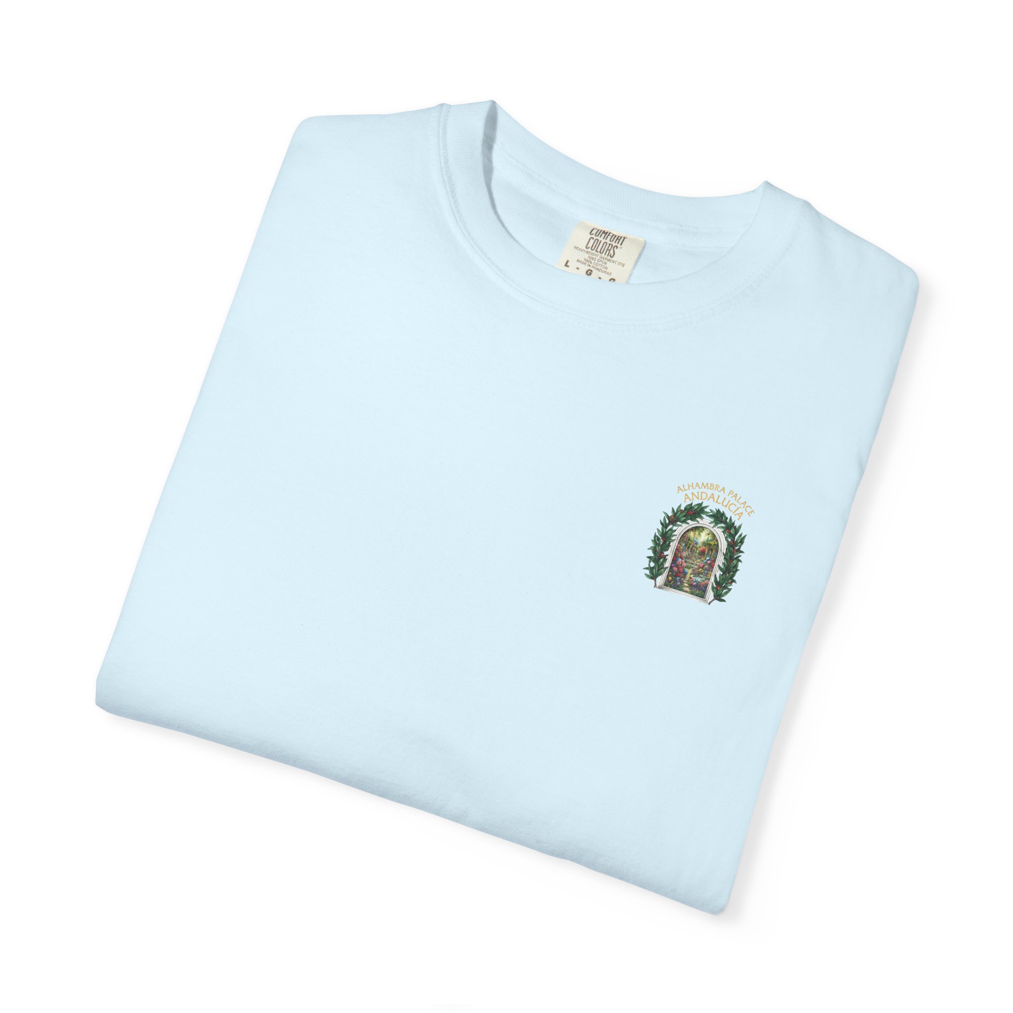 ALHAMBRA PALACE ANDALUCIA T‑Shirt — Vintage Floral Arch Travel Tee - Image 73
