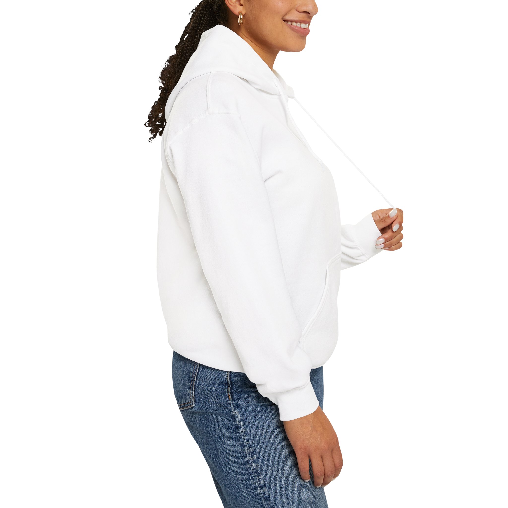 FLOWER FLUTTER FINDER COLLECTION HOODIE — Unisex Classic Pullover Hoodie - Image 9