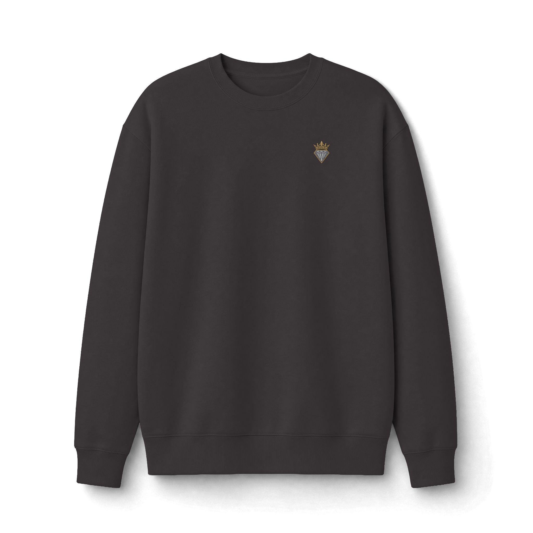 DIAMOND WINTER CO Minimal Crown Chest Logo Sweatshirt - Image 19