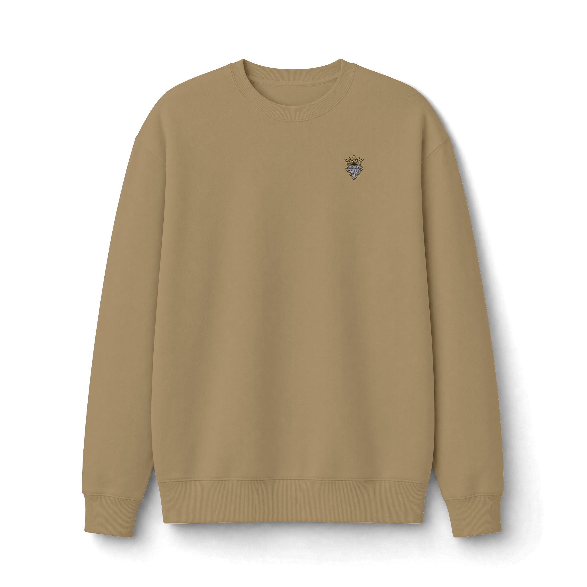 DIAMOND WINTER CO Minimal Crown Chest Logo Sweatshirt - Image 5