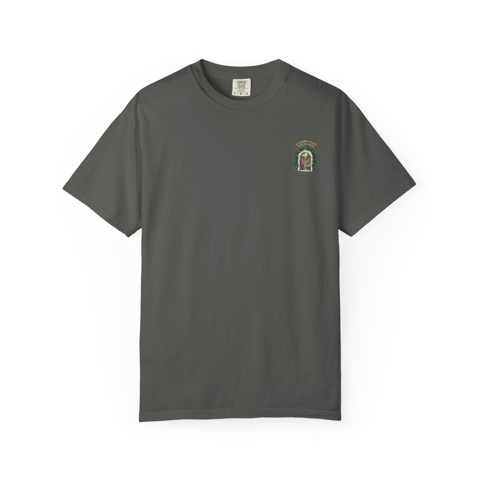 ALHAMBRA PALACE ANDALUCIA T‑Shirt — Vintage Floral Arch Travel Tee - Image 36