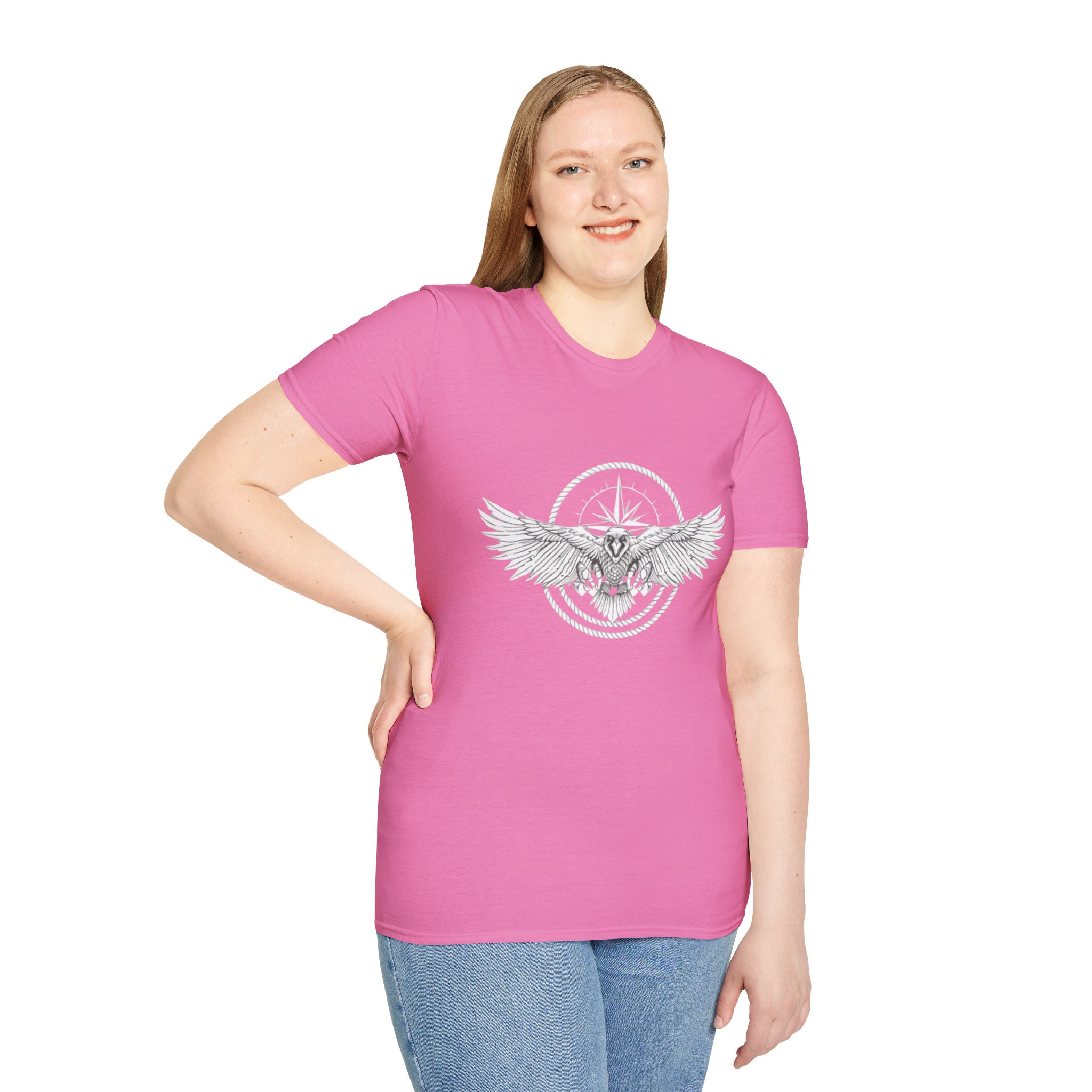 Traveler Raven T-Shirt | Adventure Apparel | Unisex Heavy Cotton Tee - Image 44