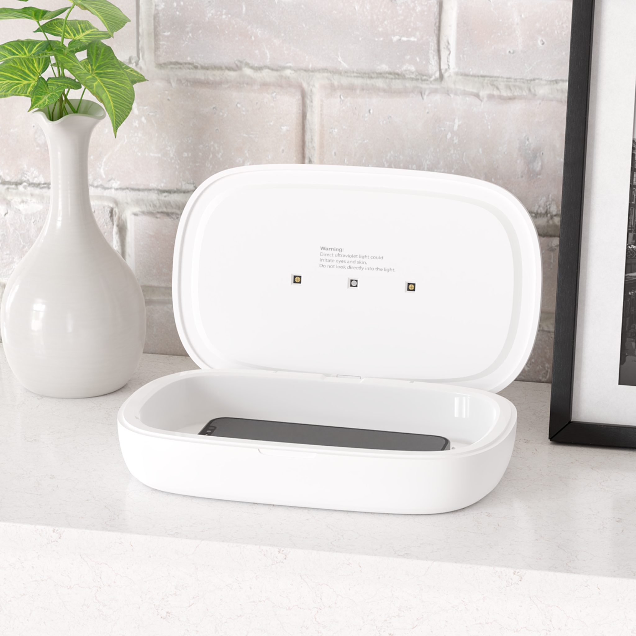 Archishop UV Phone Sanitizer & Wireless Charging Pad — Hands-Free Phone Sterilizer with 10W Qi Charger - Image 6