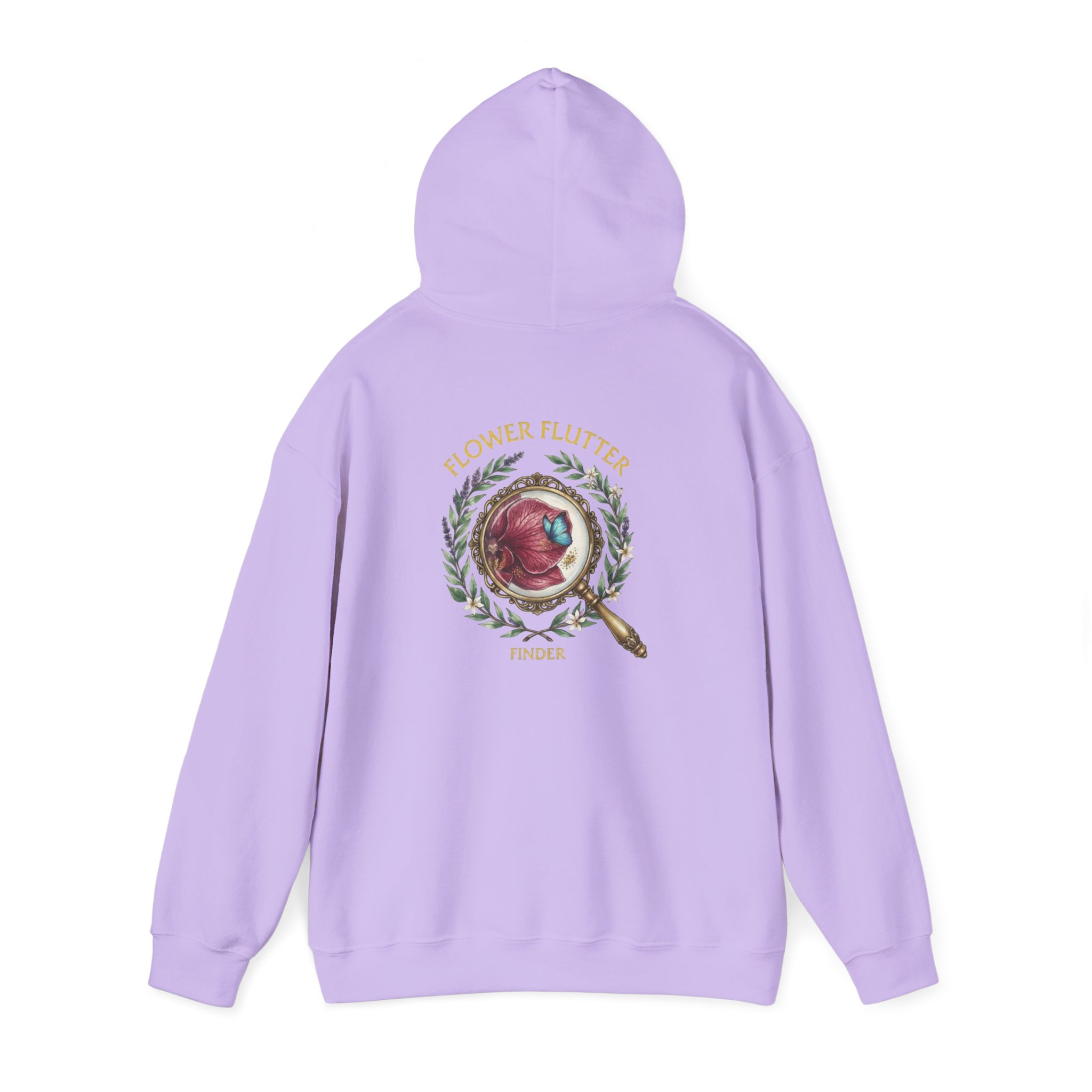 FLOWER FLUTTER FINDER COLLECTION HOODIE — Unisex Classic Pullover Hoodie - Image 48