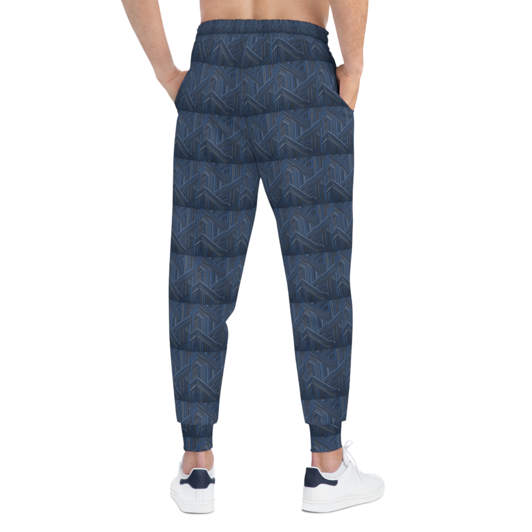 Archishop Abstract Geometric Pattern Athletic Joggers - Image 5