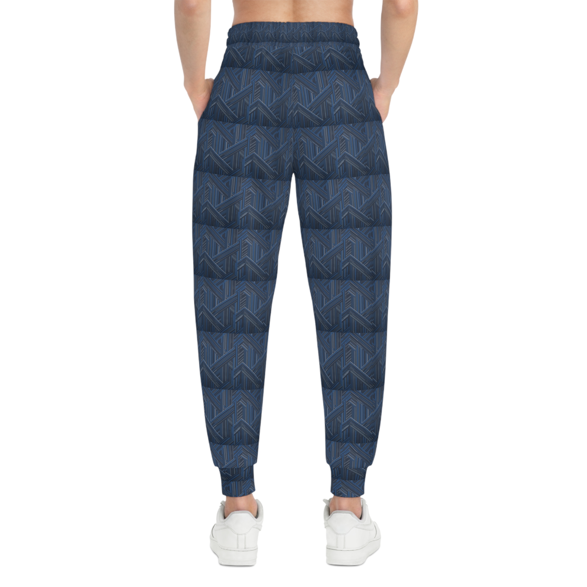 Archishop Abstract Geometric Pattern Athletic Joggers - Image 7