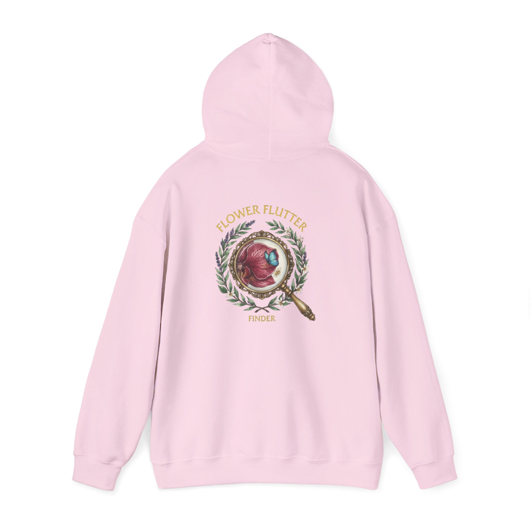FLOWER FLUTTER FINDER COLLECTION HOODIE — Unisex Classic Pullover Hoodie - Image 56
