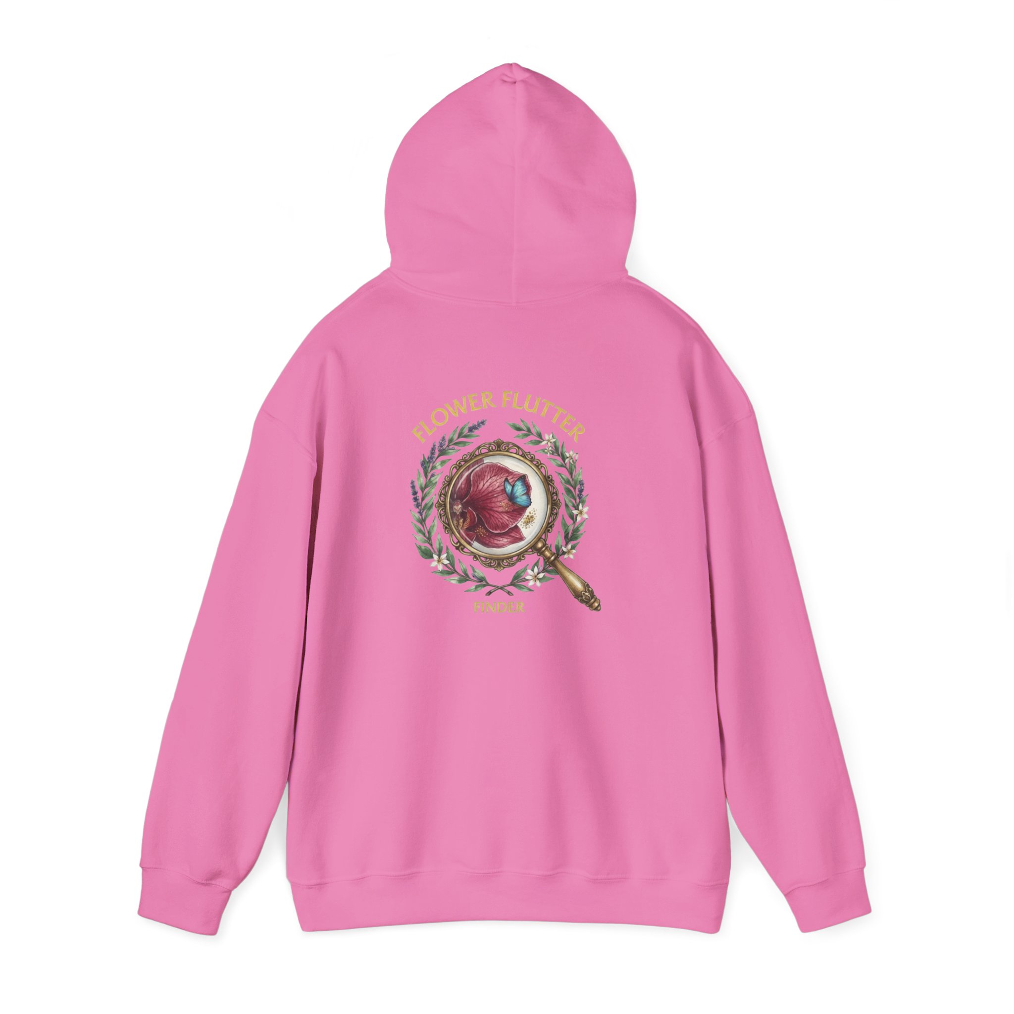 FLOWER FLUTTER FINDER COLLECTION HOODIE — Unisex Classic Pullover Hoodie - Image 60