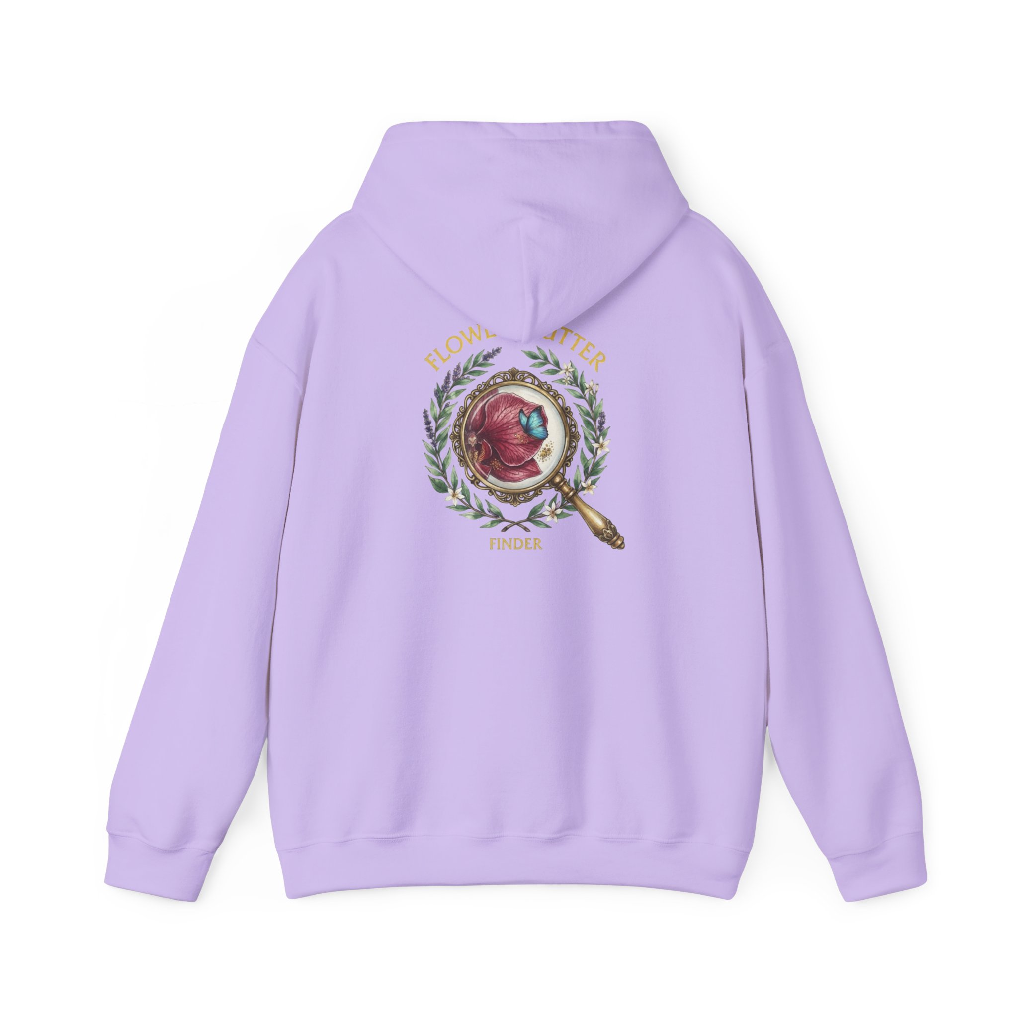 FLOWER FLUTTER FINDER COLLECTION HOODIE — Unisex Classic Pullover Hoodie - Image 47