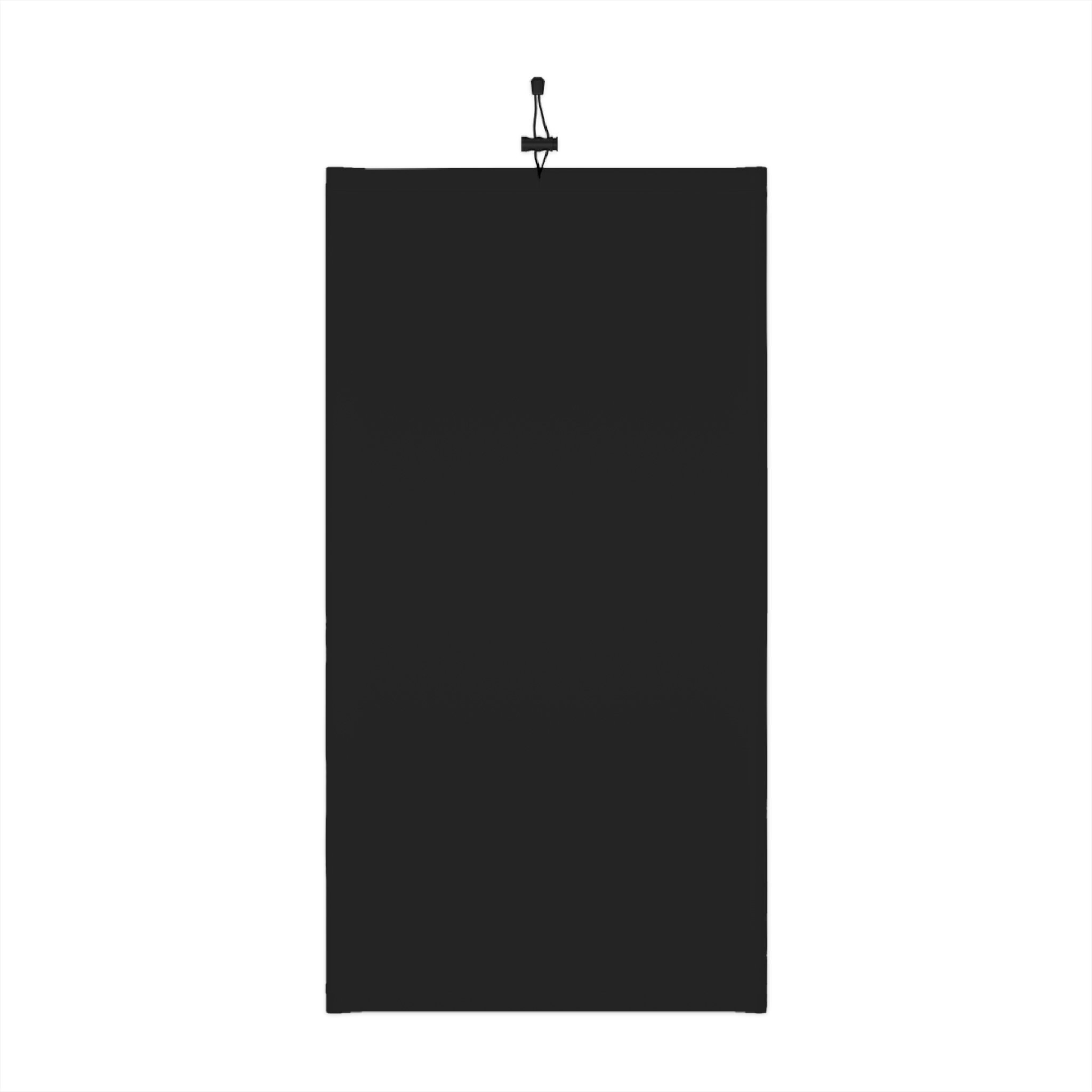 Winter Neck Gaiter with Drawstring – Black-and-White Archishop Matrix - Image 3