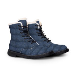 Alpine Blue Cozy Winter Boots