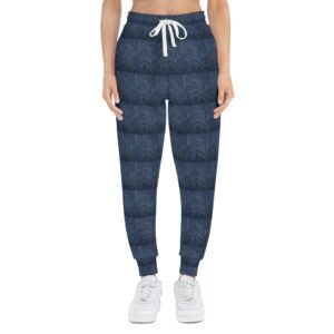 Archishop Abstract Geometric Pattern Athletic Joggers